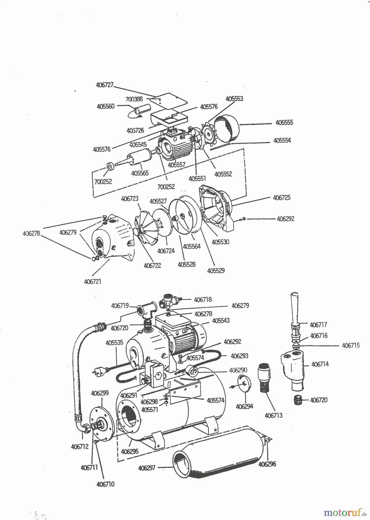 AL-KO Wassertechnik Hauswasserwerke HW 1100 Combi 05/1994 Seite 1