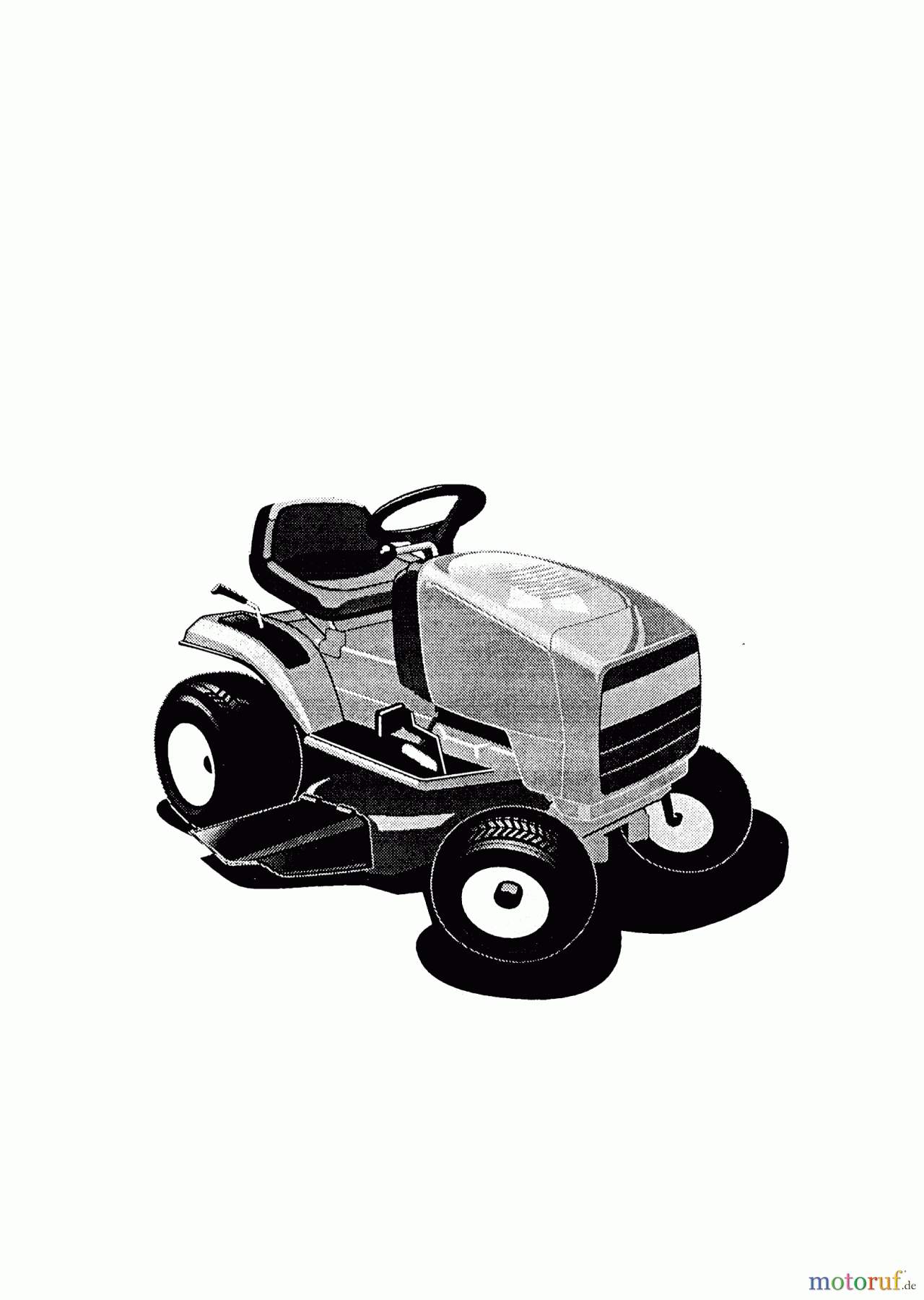 AL-KO Gartentechnik Rasentraktor T 12/80 SD 01/1995 - 01/1996 Seite 1