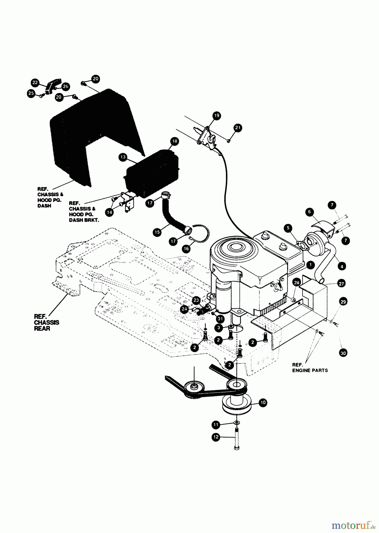 AL-KO Gartentechnik Rasentraktor T 13/102 SD ab 01/1996 Seite 9