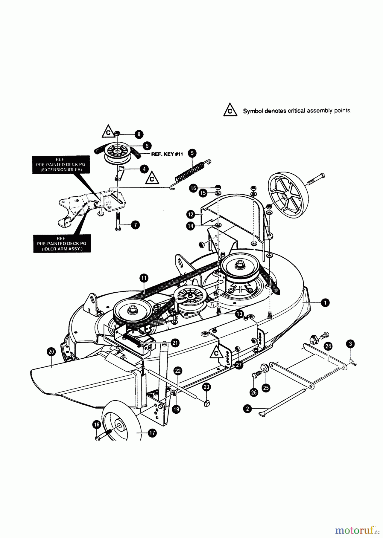 AL-KO Gartentechnik Rasentraktor T 16/110 SD ab 01/1996 Seite 12