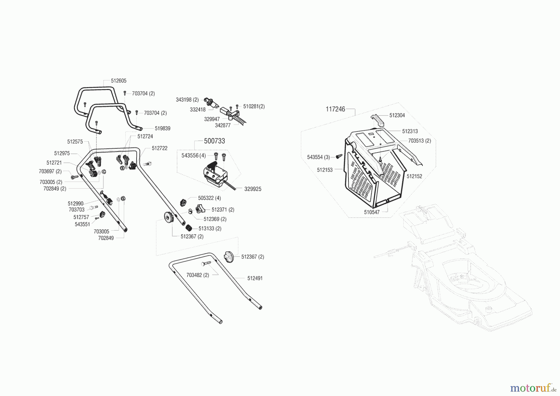 AL-KO Gartentechnik Benzinrasenmäher Sunline 480 BRE 01/1996 - 05/1996 Seite 2