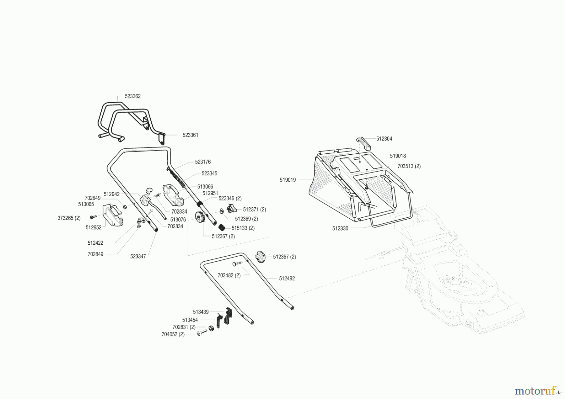  AL-KO Gartentechnik Benzinrasenmäher Sterling 48 TQ2 Seite 1