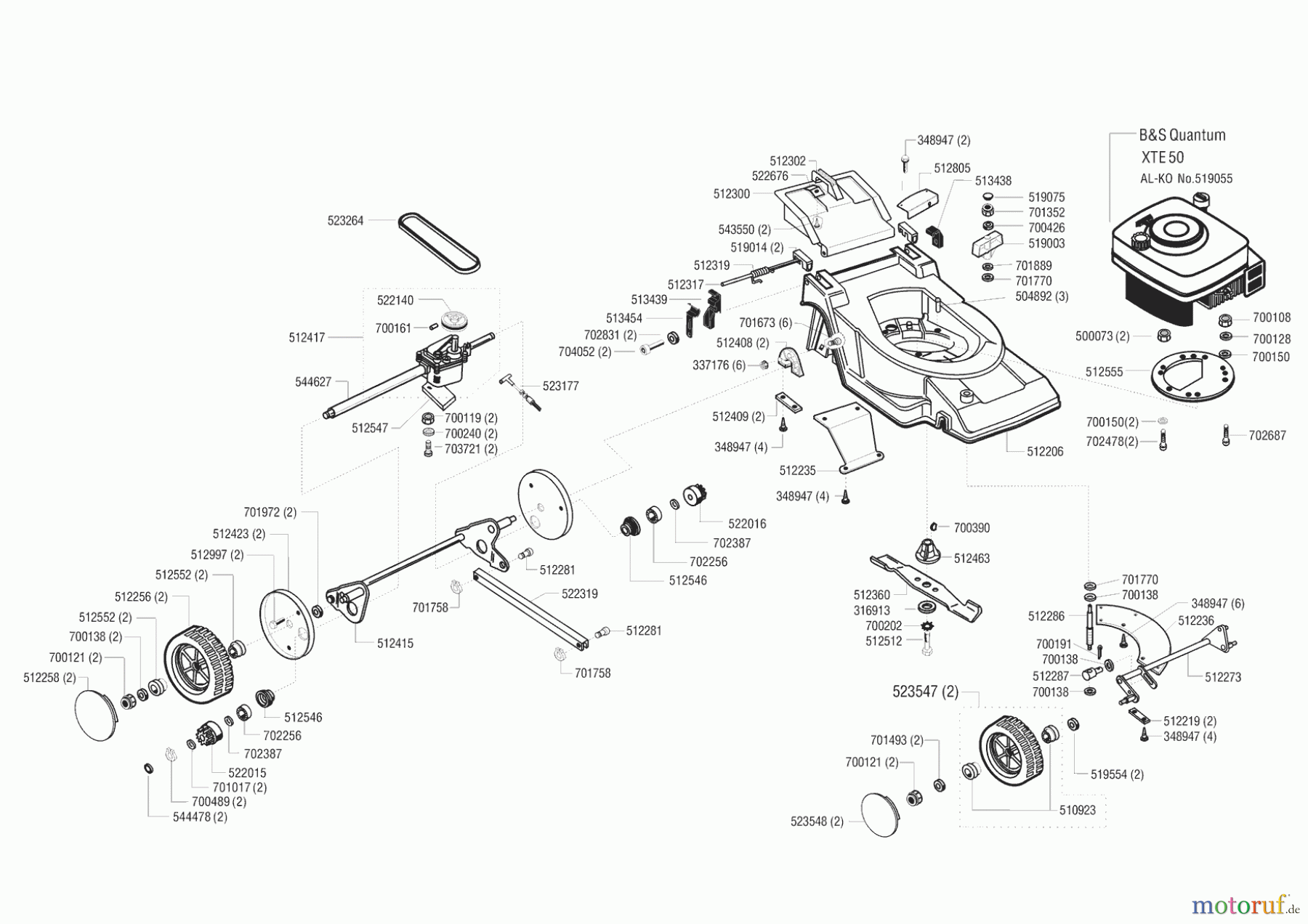 AL-KO Gartentechnik Benzinrasenmäher Sterling 48 TQ2 Seite 2