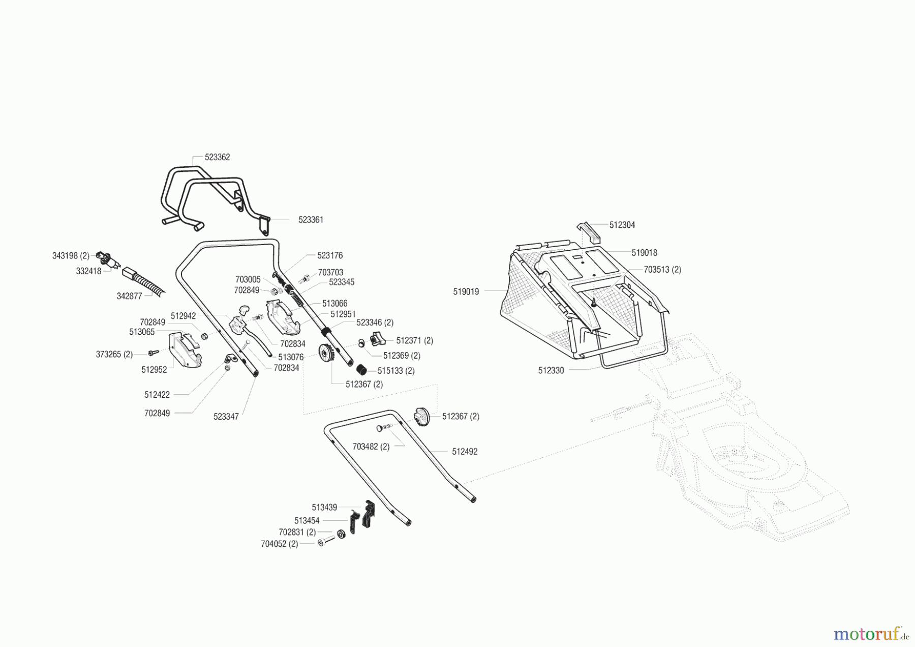  AL-KO Gartentechnik Benzinrasenmäher Sterling 48 ETQ2 Seite 1
