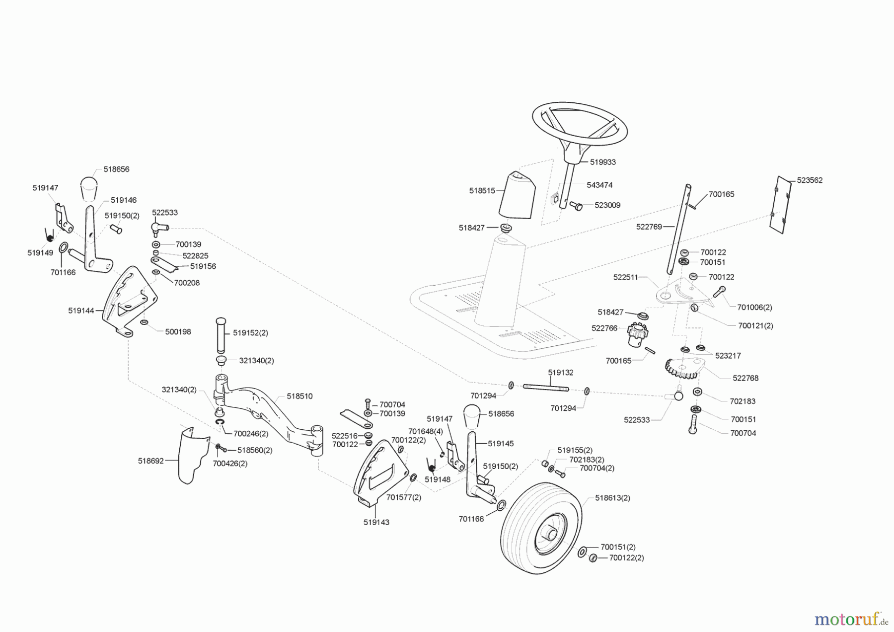 AL-KO Gartentechnik Aufsitzmäher Ride on 600 02/1996 - 06/1996 Seite 2