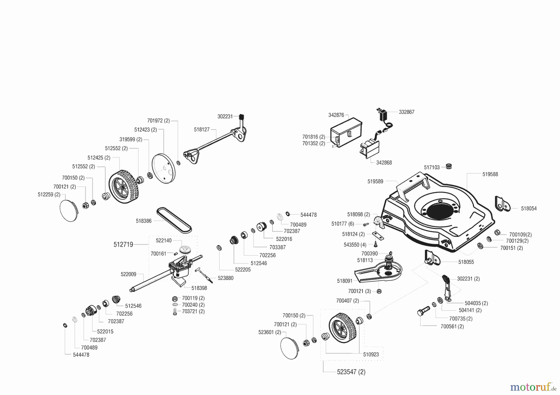 Gardol Gartentechnik Benzinrasenmäher 480 BRE Seite 2