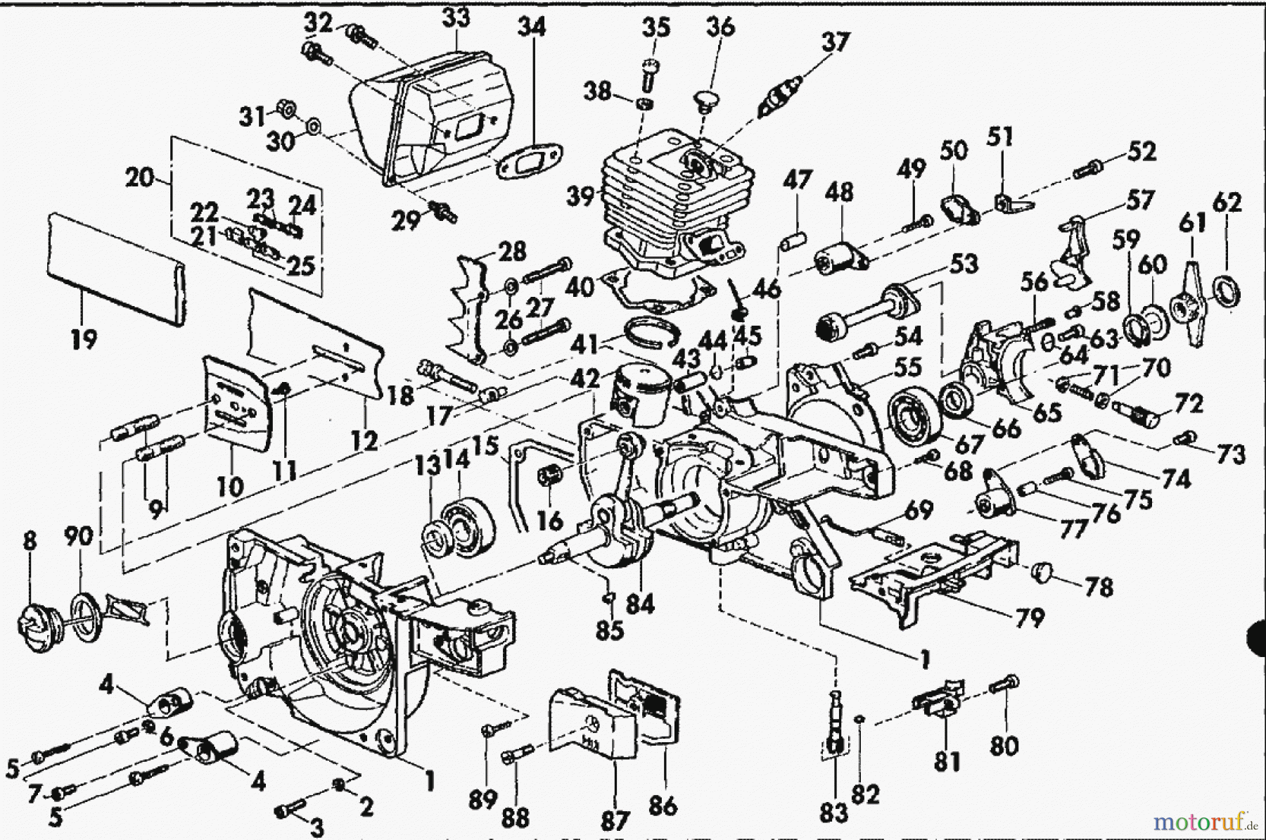  Solo by AL-KO Gartentechnik Kettensägen 644 ET 041996 Druck 9 644 705 04/1996 [SN: ET 041996 Druck 9 644 705] - 07/1999 [SN: ET 071999 Druck 9 644 707] Seite 1