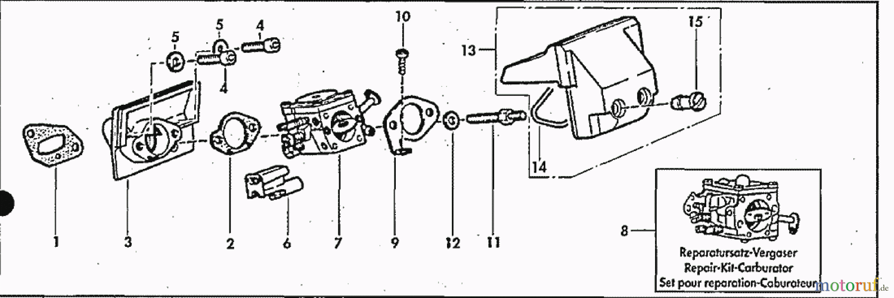  Solo by AL-KO Gartentechnik Kettensägen 644 ET 041996 Druck 9 644 705 04/1996 [SN: ET 041996 Druck 9 644 705] - 07/1999 [SN: ET 071999 Druck 9 644 707] Seite 5
