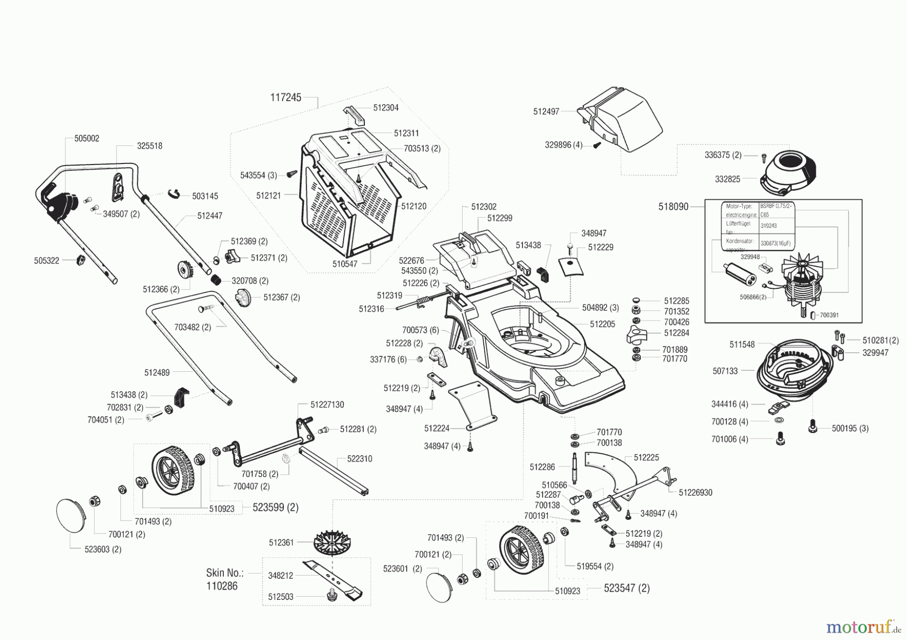 AL-KO Gartentechnik Elektrorasenmäher Sunline 430 E 01/1997 Seite 1