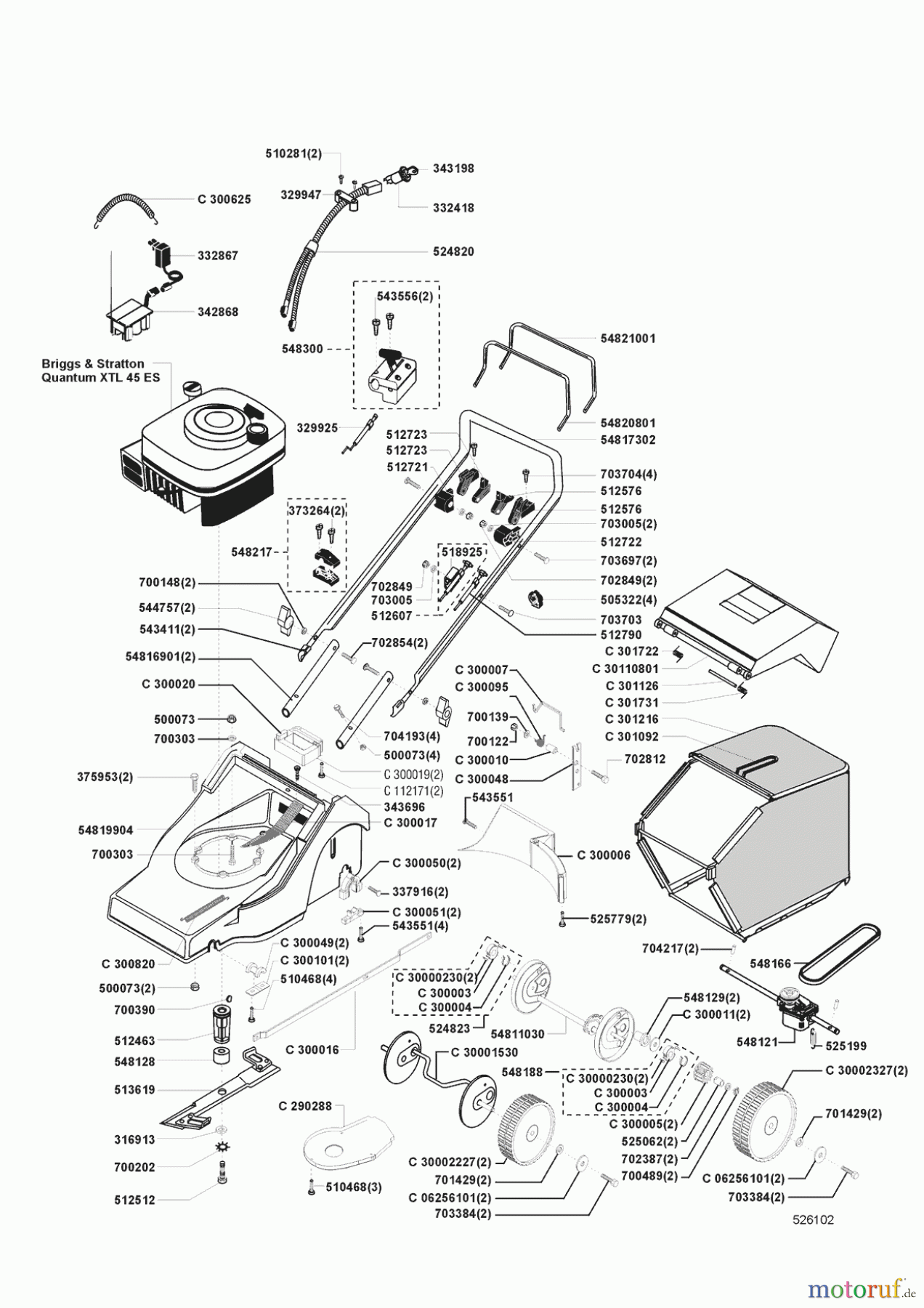 Concord Gartentechnik Elektrorasenmäher Alu 46 ES Seite 1