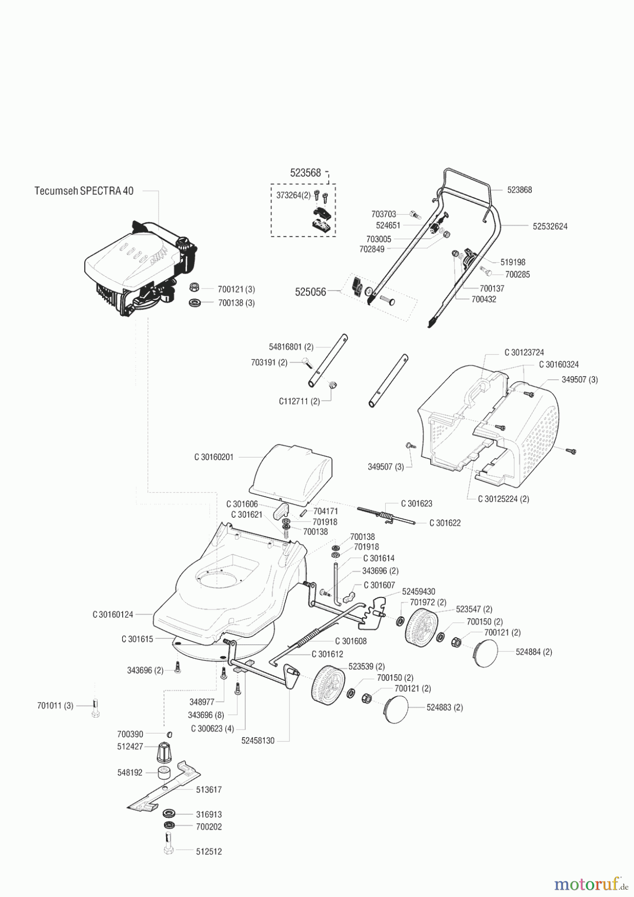 AL-KO Gartentechnik Benzinrasenmäher Vega 480 SA Seite 1