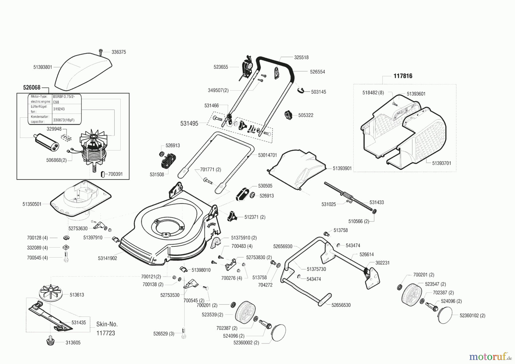 AL-KO Gartentechnik Elektrorasenmäher Comfort Plus 4200 E Seite 1