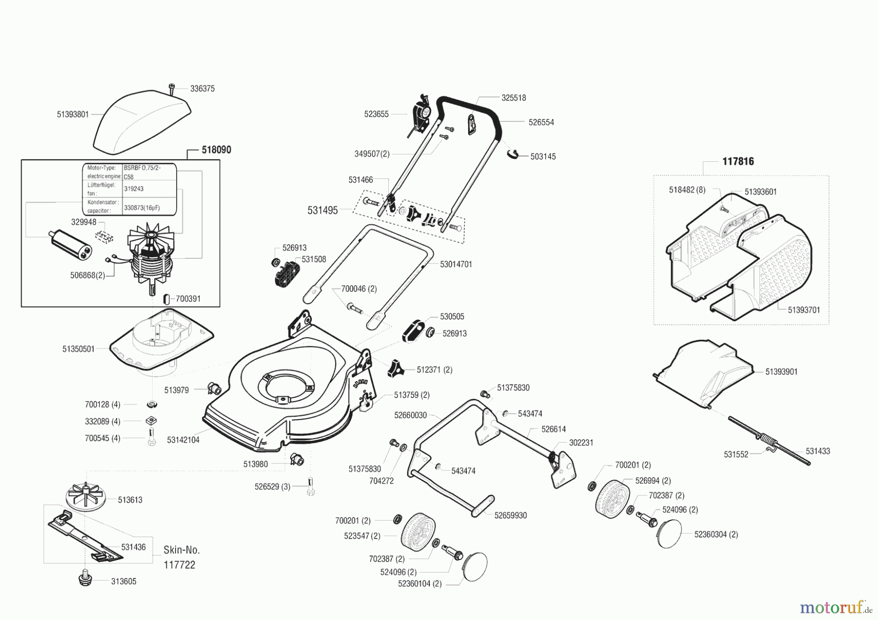 AL-KO Gartentechnik Elektrorasenmäher 470 E Seite 1