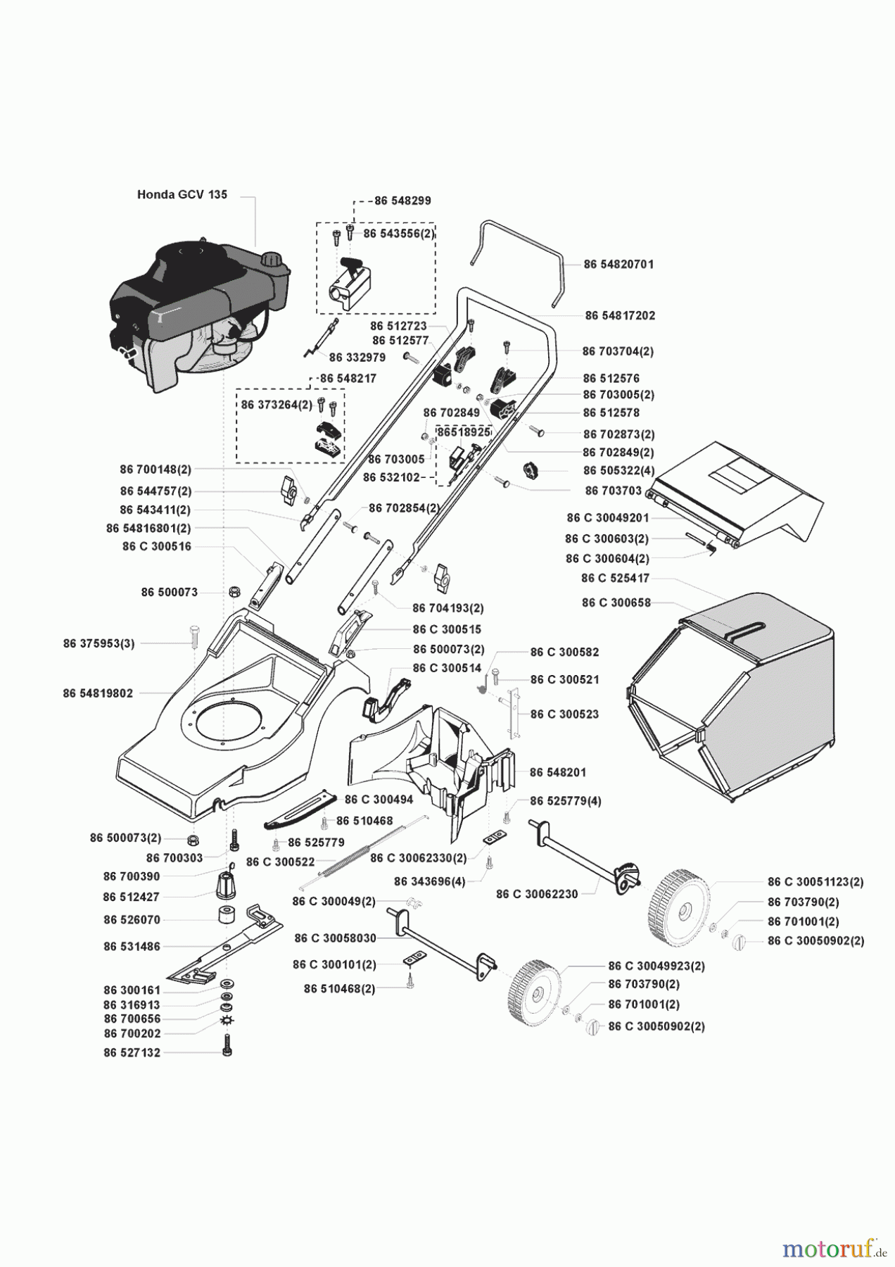 AL-KO Gartentechnik Benzinrasenmäher MB X 42 H 02/1998 Seite 1