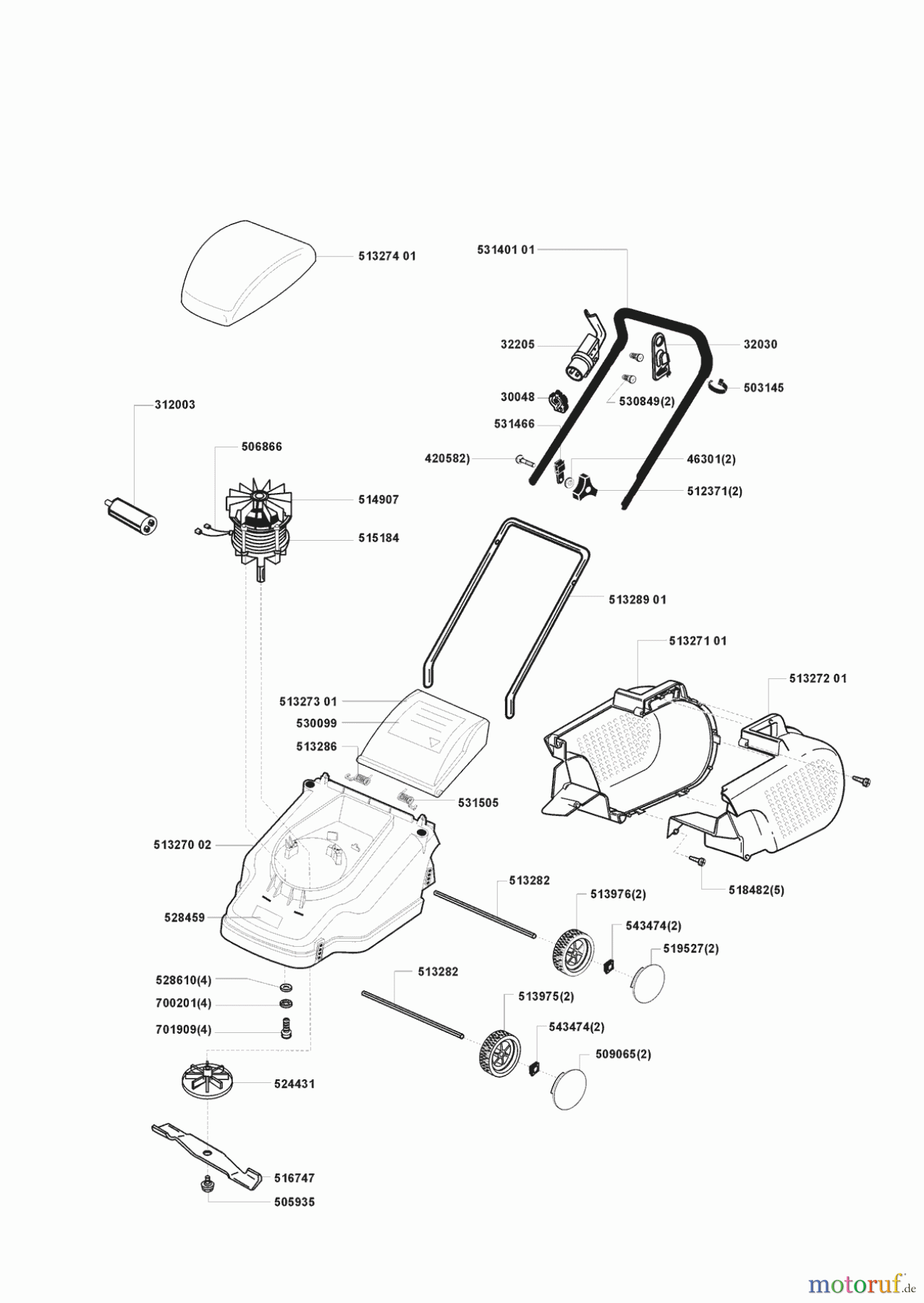 Top Garden Gartentechnik Elektrorasenmäher 3201 E 02/1998 - 12/1998 Seite 1