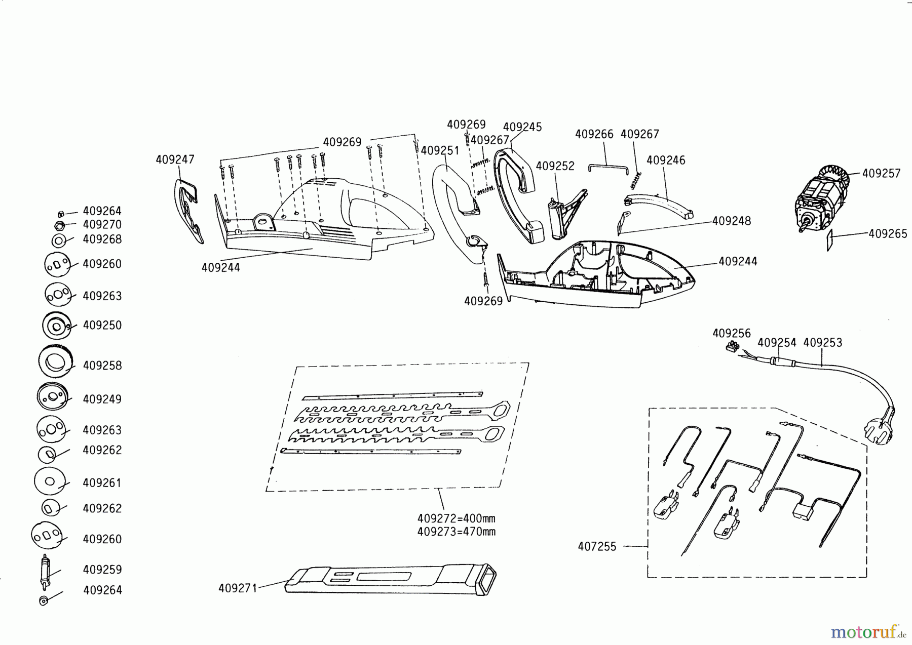 AL-KO Gartentechnik Heckenscheren HE 500 ab 03/1998 Seite 1