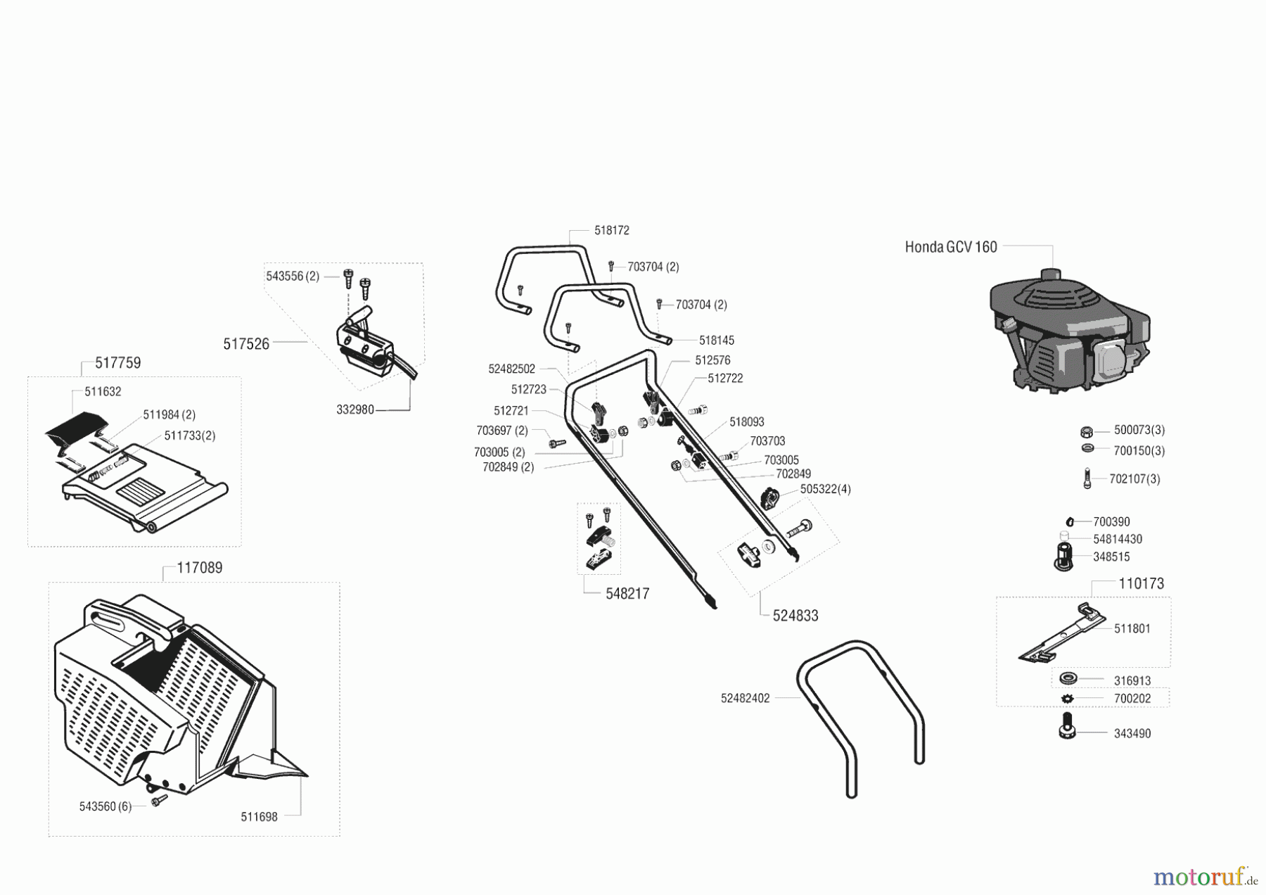 AL-KO Gartentechnik Benzinrasenmäher GUDENAA P 47 Bautp Seite 2