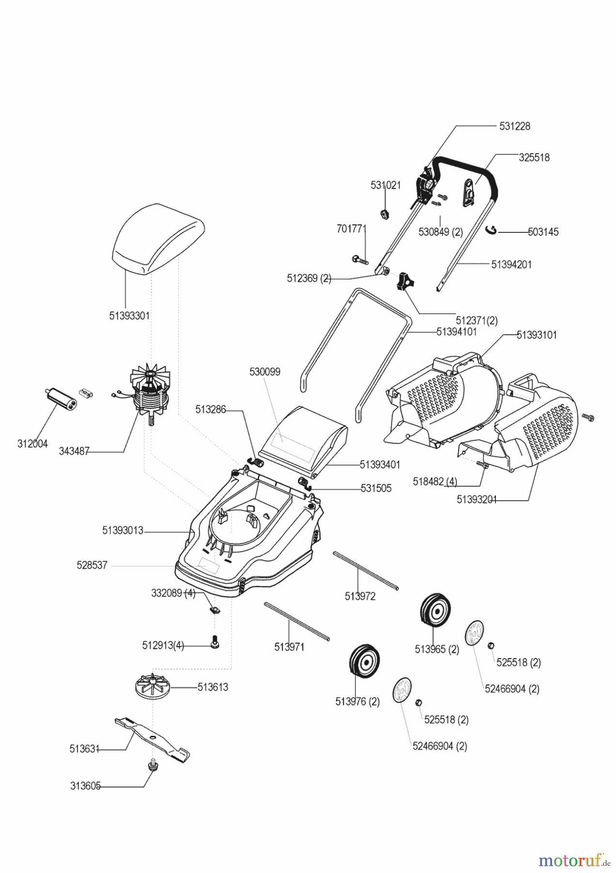  Gardol Gartentechnik Elektrorasenmäher 3813 E 04/1998 - 12/1998 Seite 1