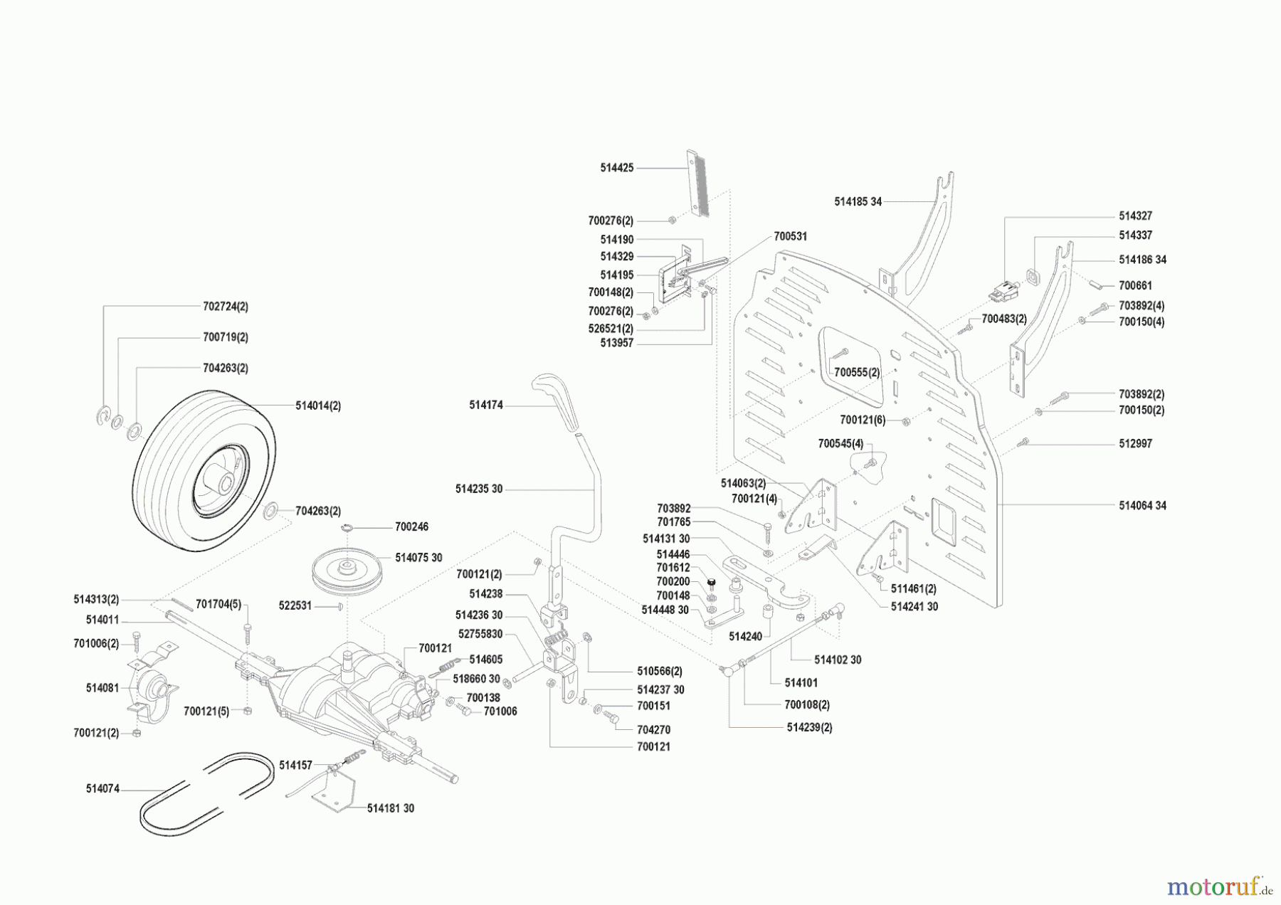 AL-KO Gartentechnik Rasentraktor T9-75 06/1998 - 02/2008 Seite 3