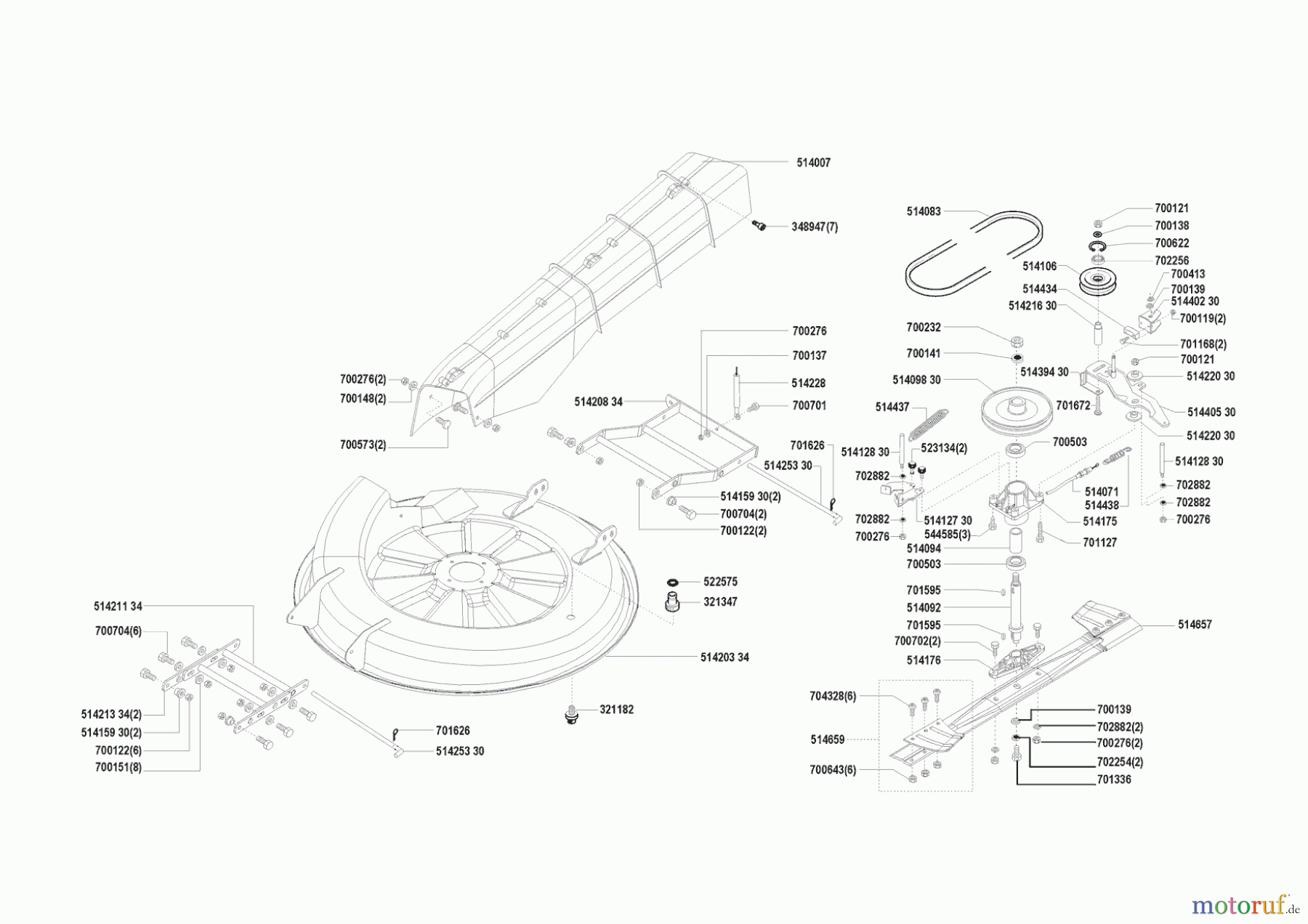 AL-KO Gartentechnik Rasentraktor T9-75 06/1998 - 02/2008 Seite 5