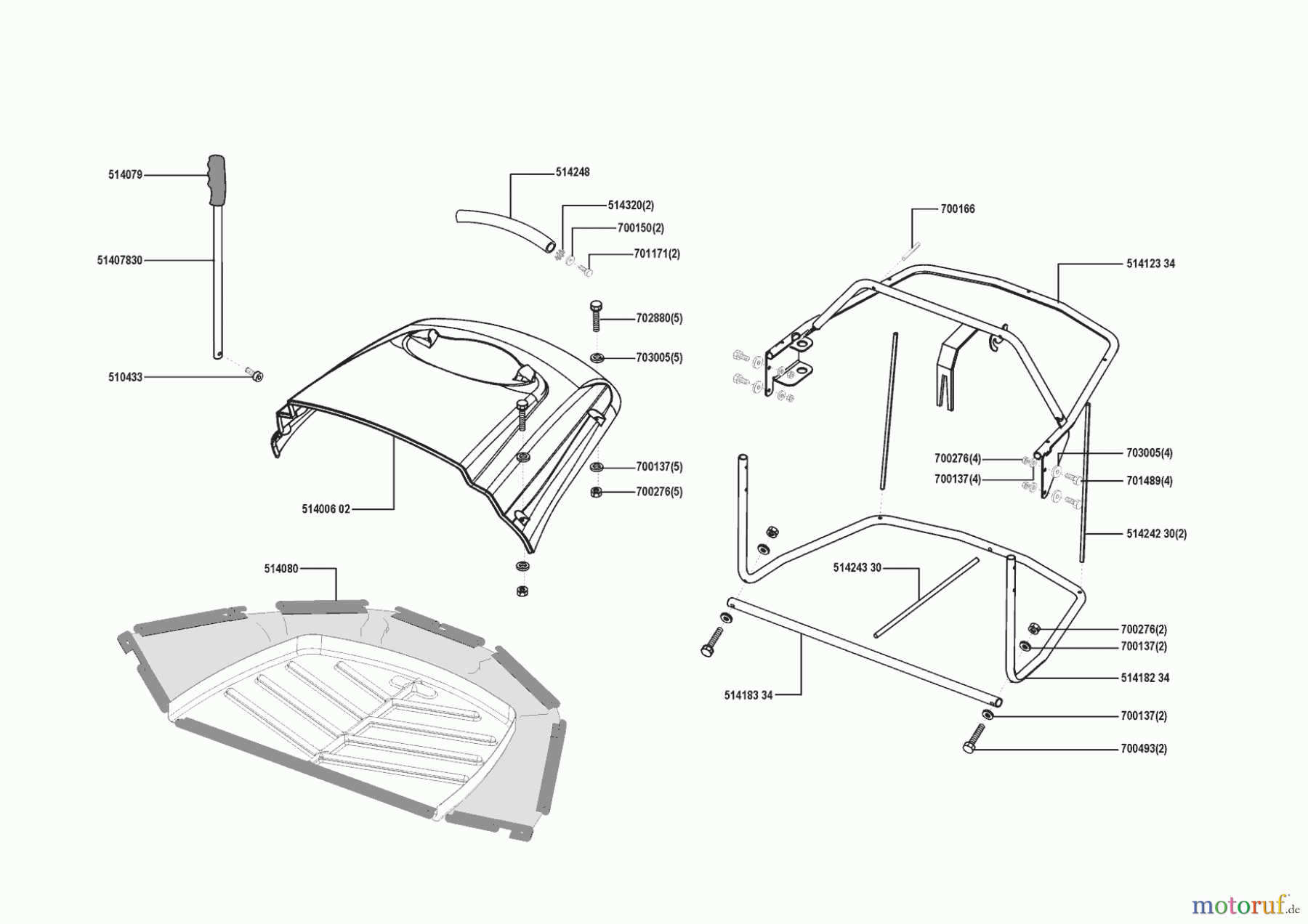 AL-KO Gartentechnik Rasentraktor T9-75 06/1998 - 02/2008 Seite 7