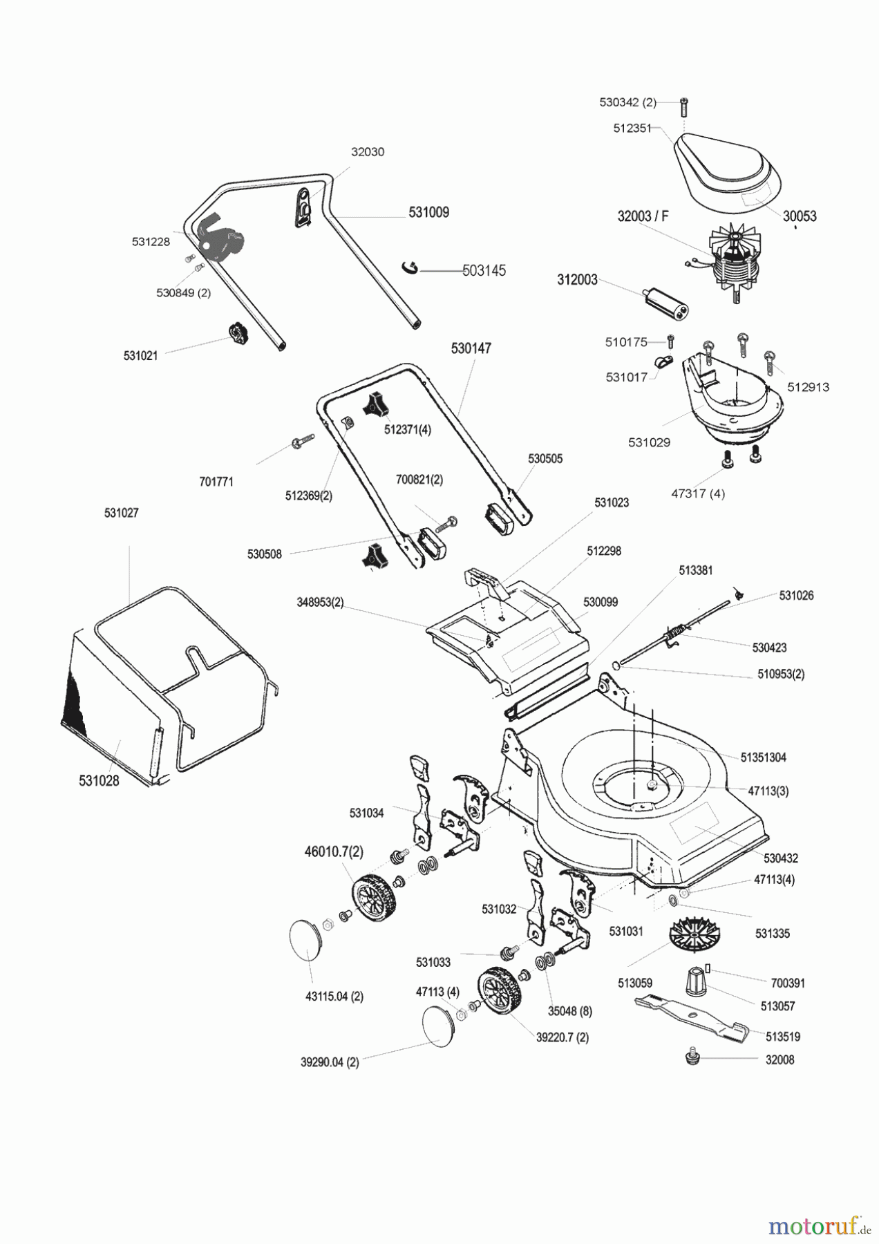AL-KO Gartentechnik Elektrorasenmäher ZGONMASTER 44 E 10/1998 Seite 1