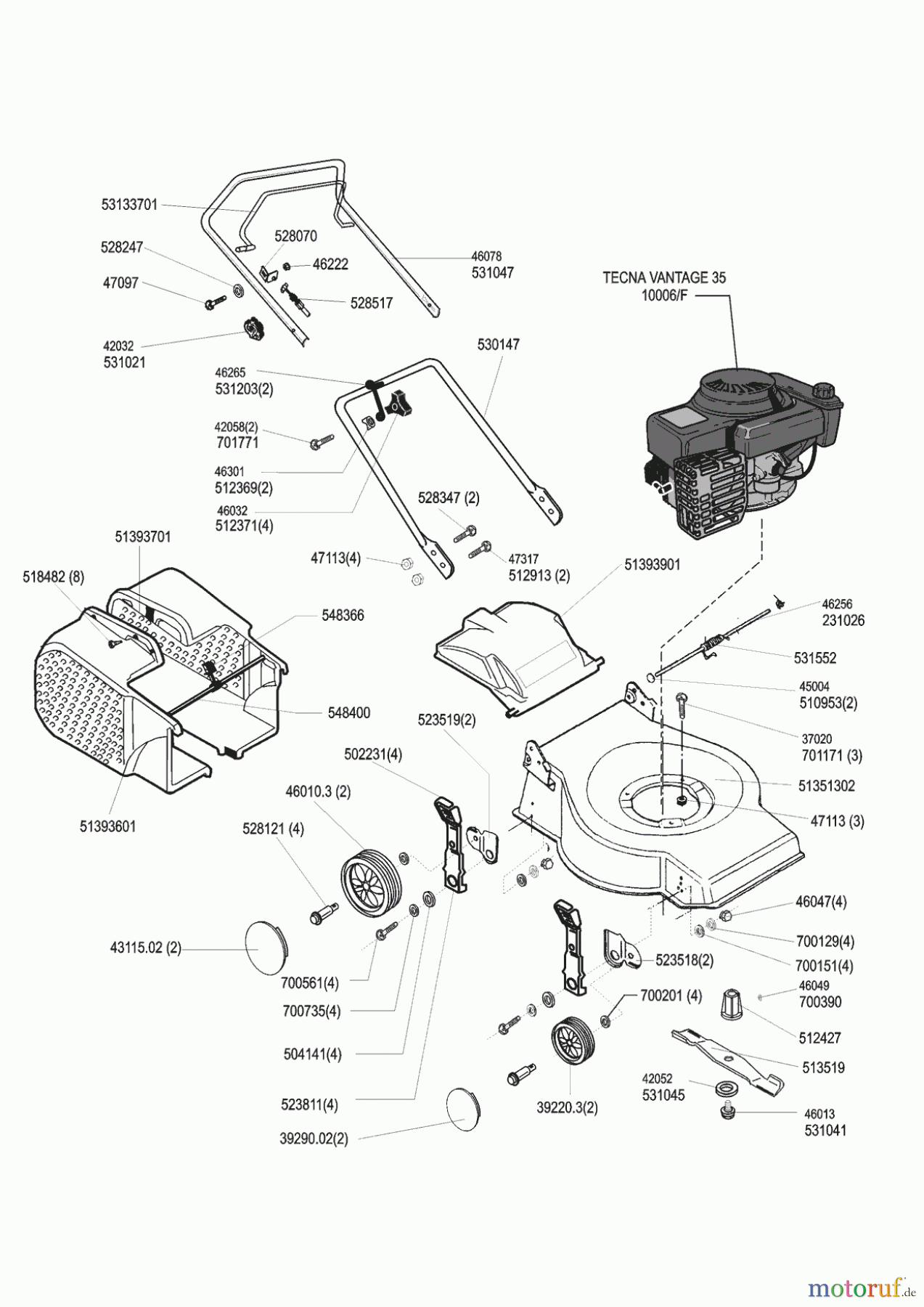  AL-KO Gartentechnik Benzinrasenmäher Ceca 40 B  12/1998 Seite 1