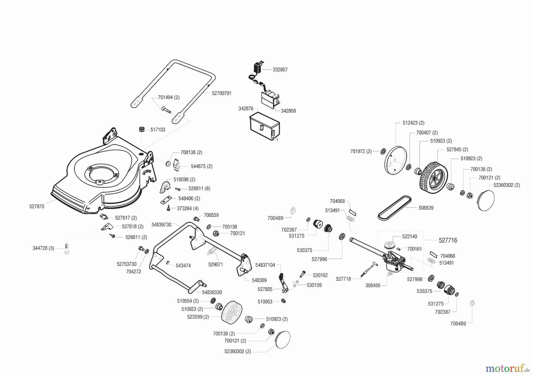  Top Garden Gartentechnik Benzinrasenmäher 4801 BREZ 04/1999 - 12/1999 Seite 2