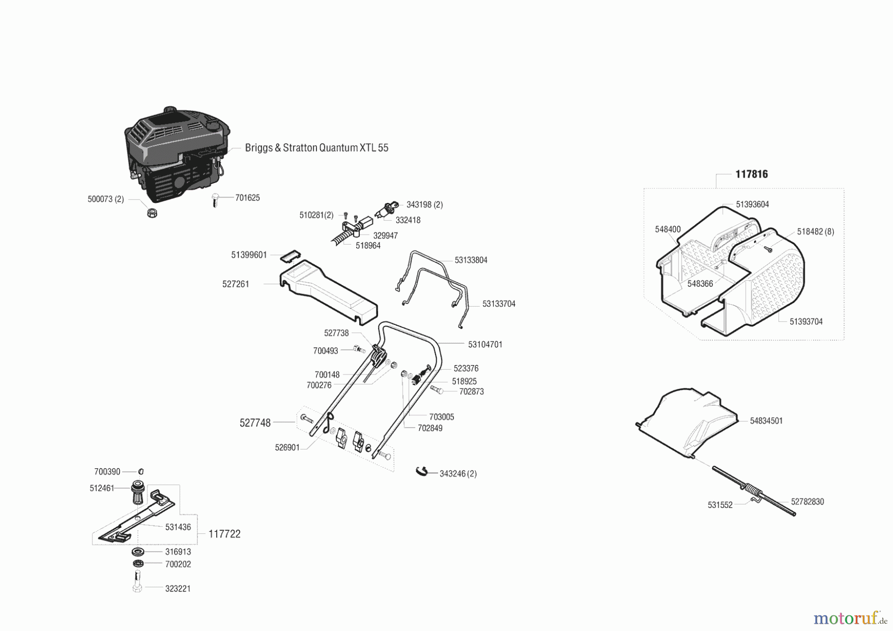  AL-KO Gartentechnik Benzinrasenmäher Comfort 47 BRE Seite 1
