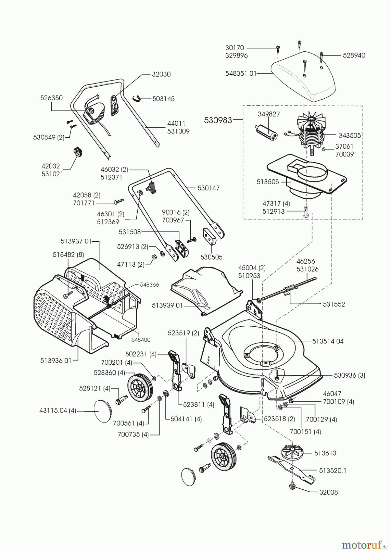  AL-KO Gartentechnik Elektrorasenmäher CL 46 E Seite 1