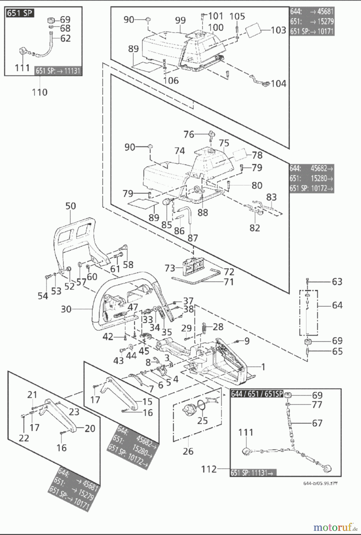  Solo by AL-KO Gartentechnik Kettensägen 651 ET 071999 Druck 9 644 707 07/1999 [SN: ET 071999 Druck 9 644 707] - 02/2006 [SN: ET 122006 Druck 9 651 710] Seite 2