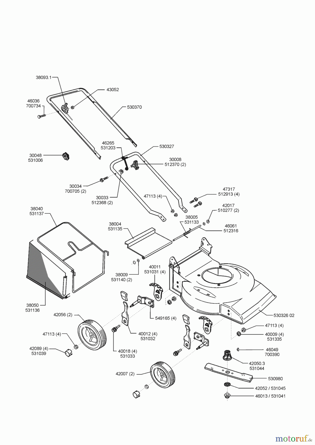 AL-KO Gartentechnik Elektrorasenmäher Adir 410 S/M Seite 1