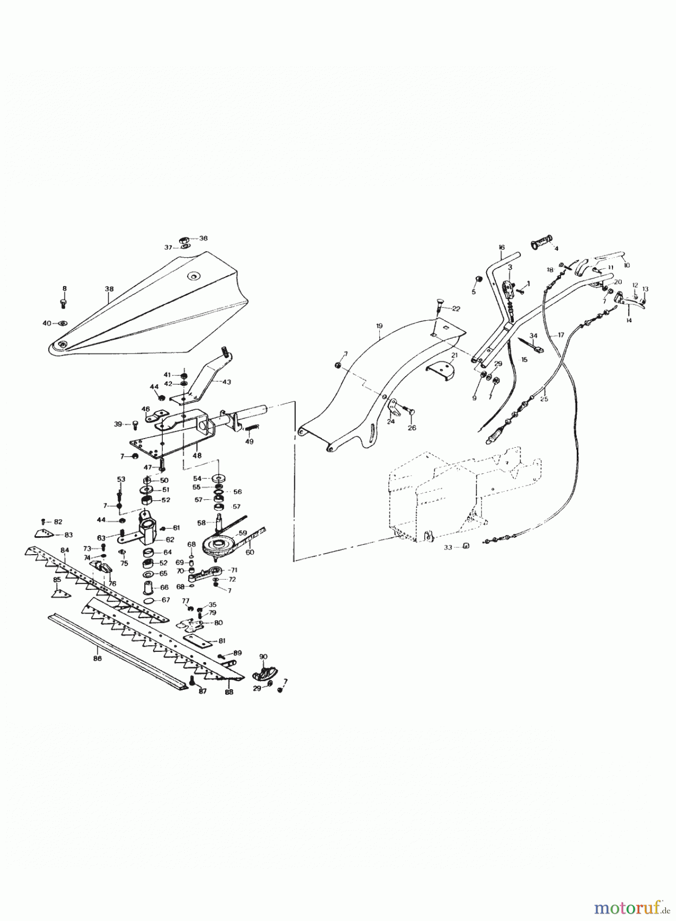 AL-KO Gartentechnik Balkenmäher BM 660/II 12/1999 - 02/2005 Seite 1