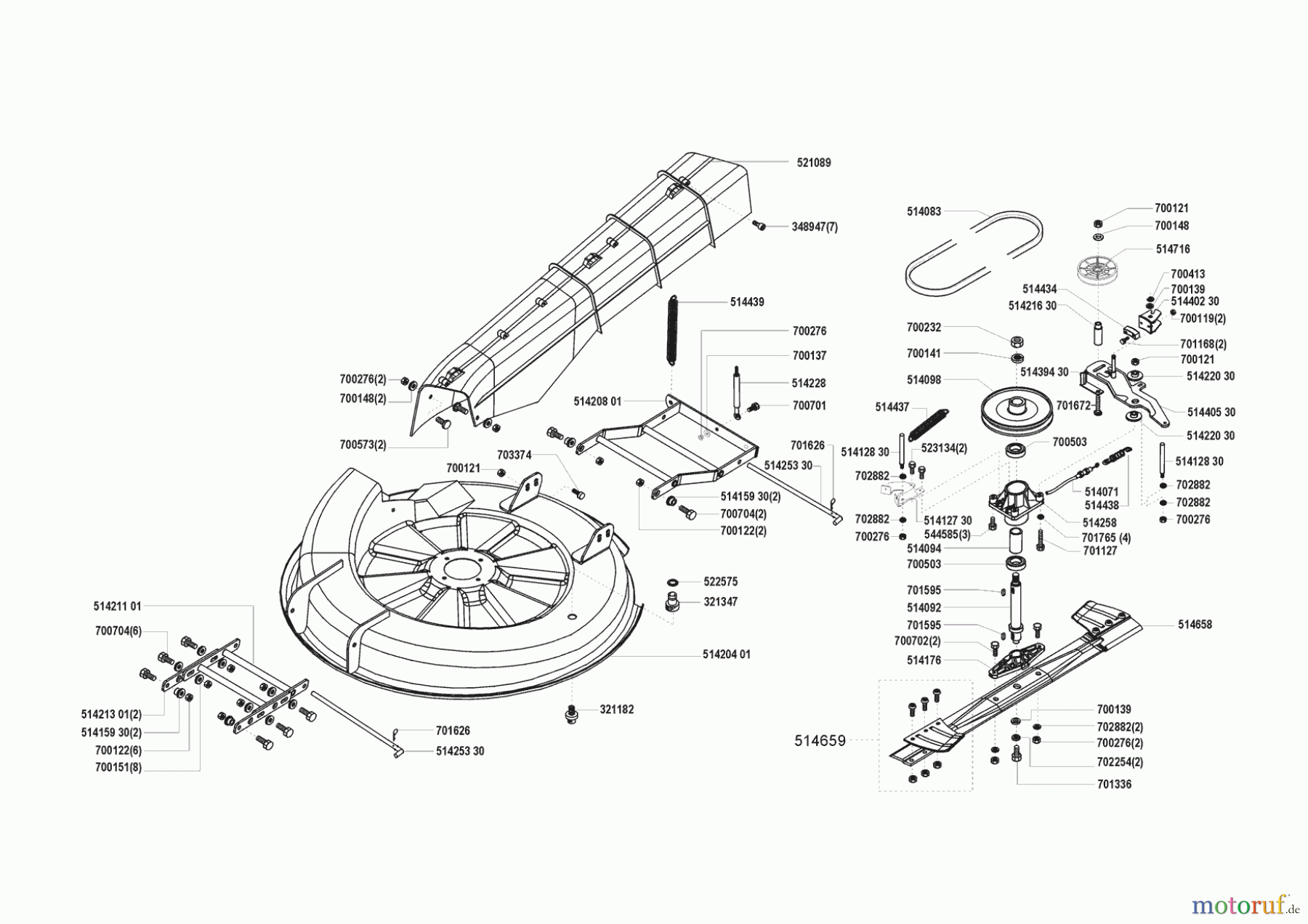 Concord Gartentechnik Rasentraktor T14-85 HD 12/1999 - 03/2000 Seite 5