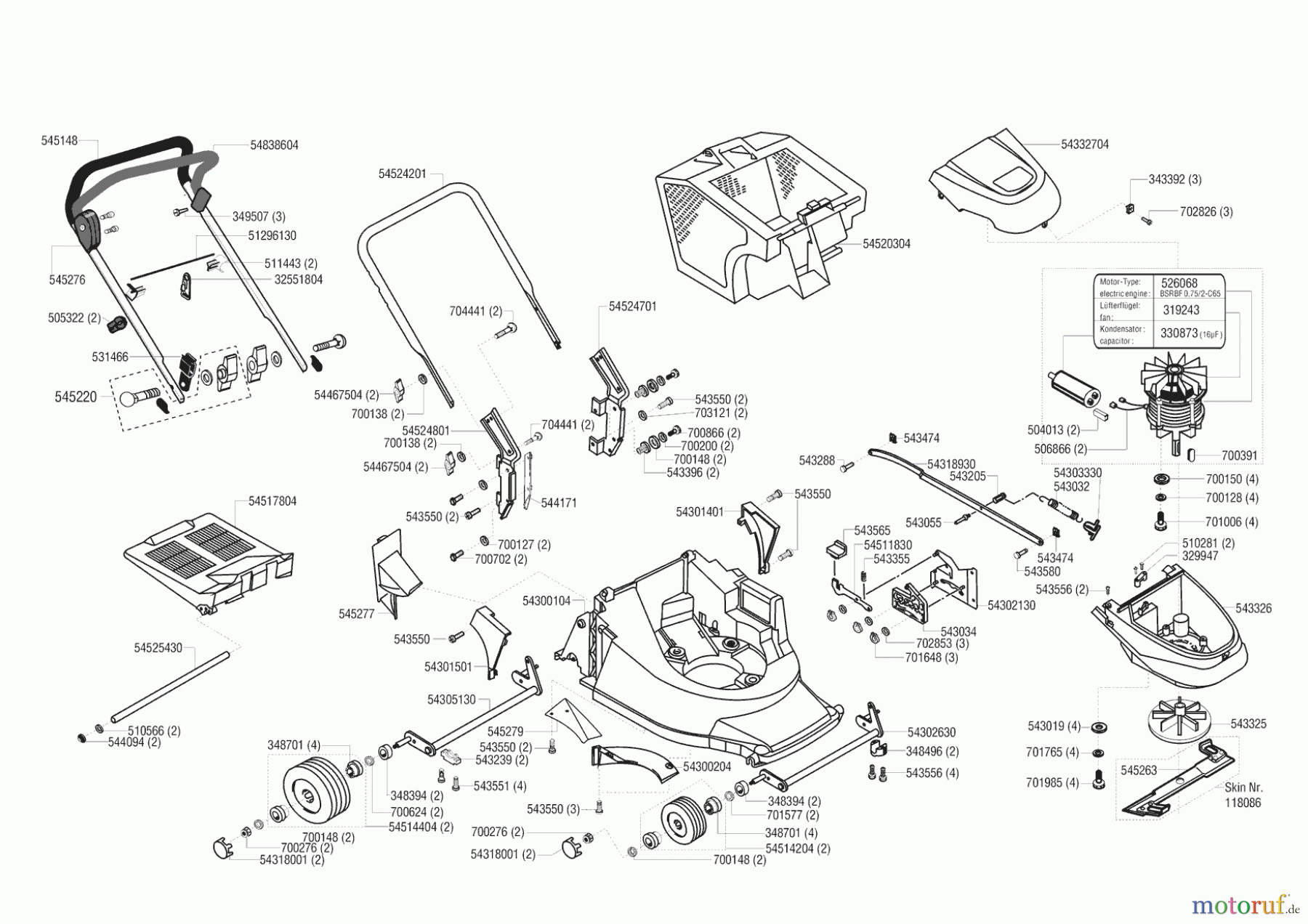 AL-KO Gartentechnik Elektrorasenmäher Premium Bio 42 E 01/2000 - 11/2000 Seite 1