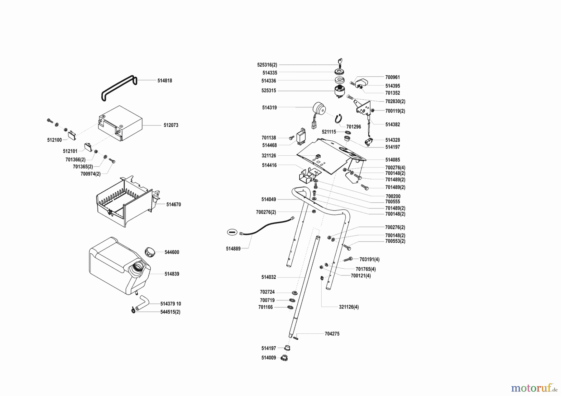 AL-KO Gartentechnik Rasentraktor T-800 SA 01/2000 - 01/2001 Seite 6