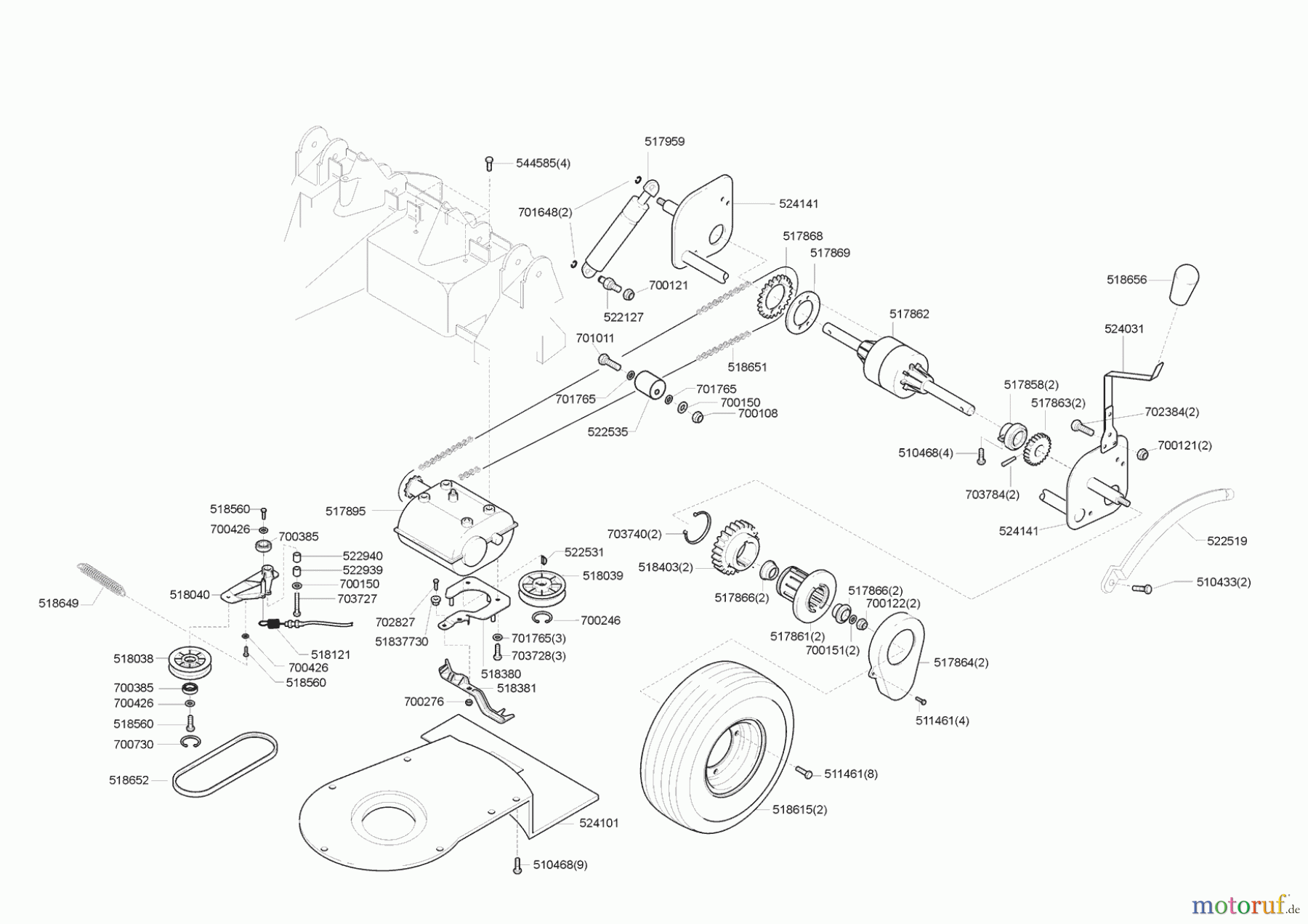 Uniropa Gartentechnik Aufsitzmäher Uniropa ab 02/2000 Seite 4