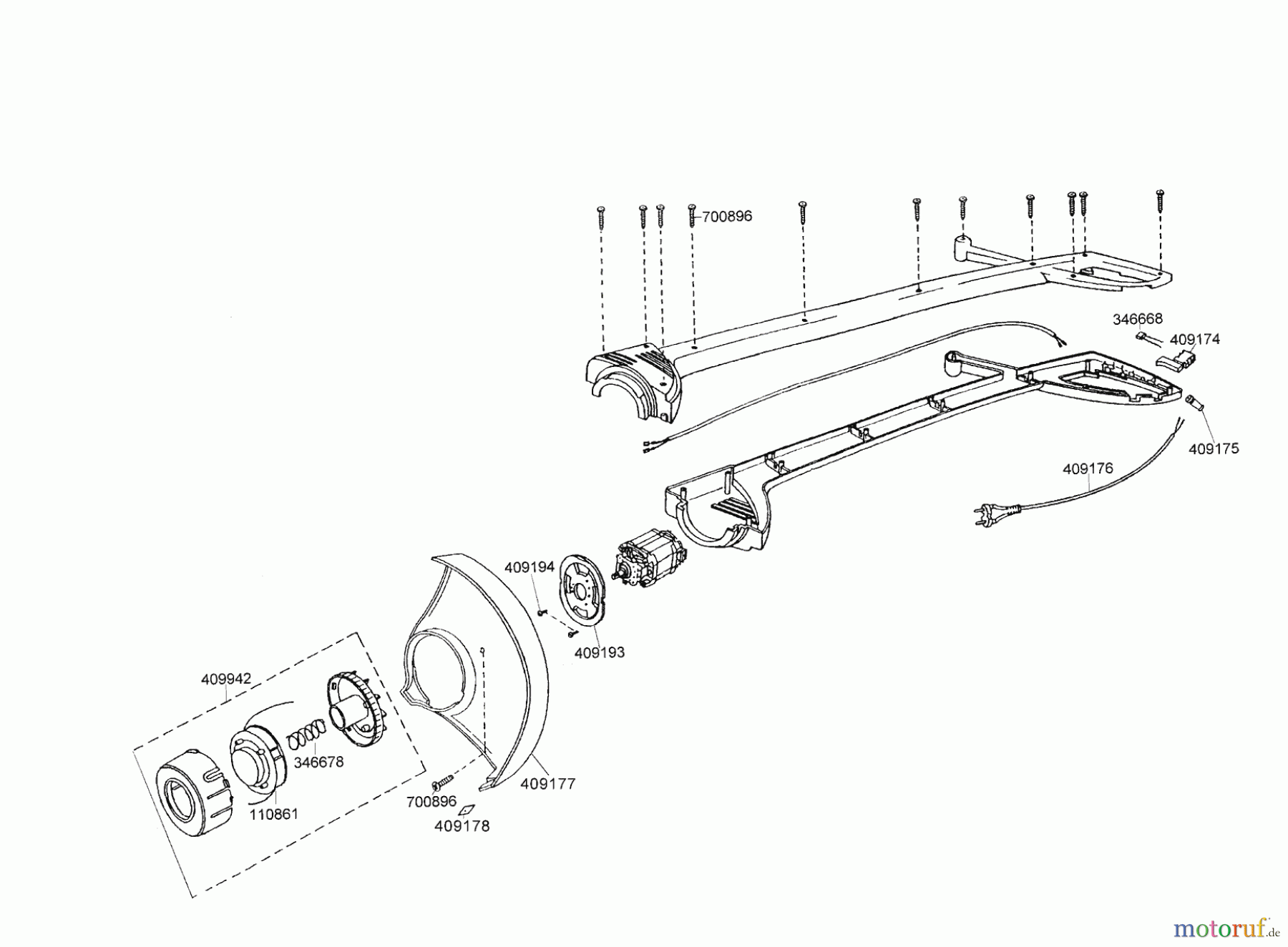  AL-KO Gartentechnik Rasentrimmer GT 340 Duo 03/2000 - 07/2003 Seite 1