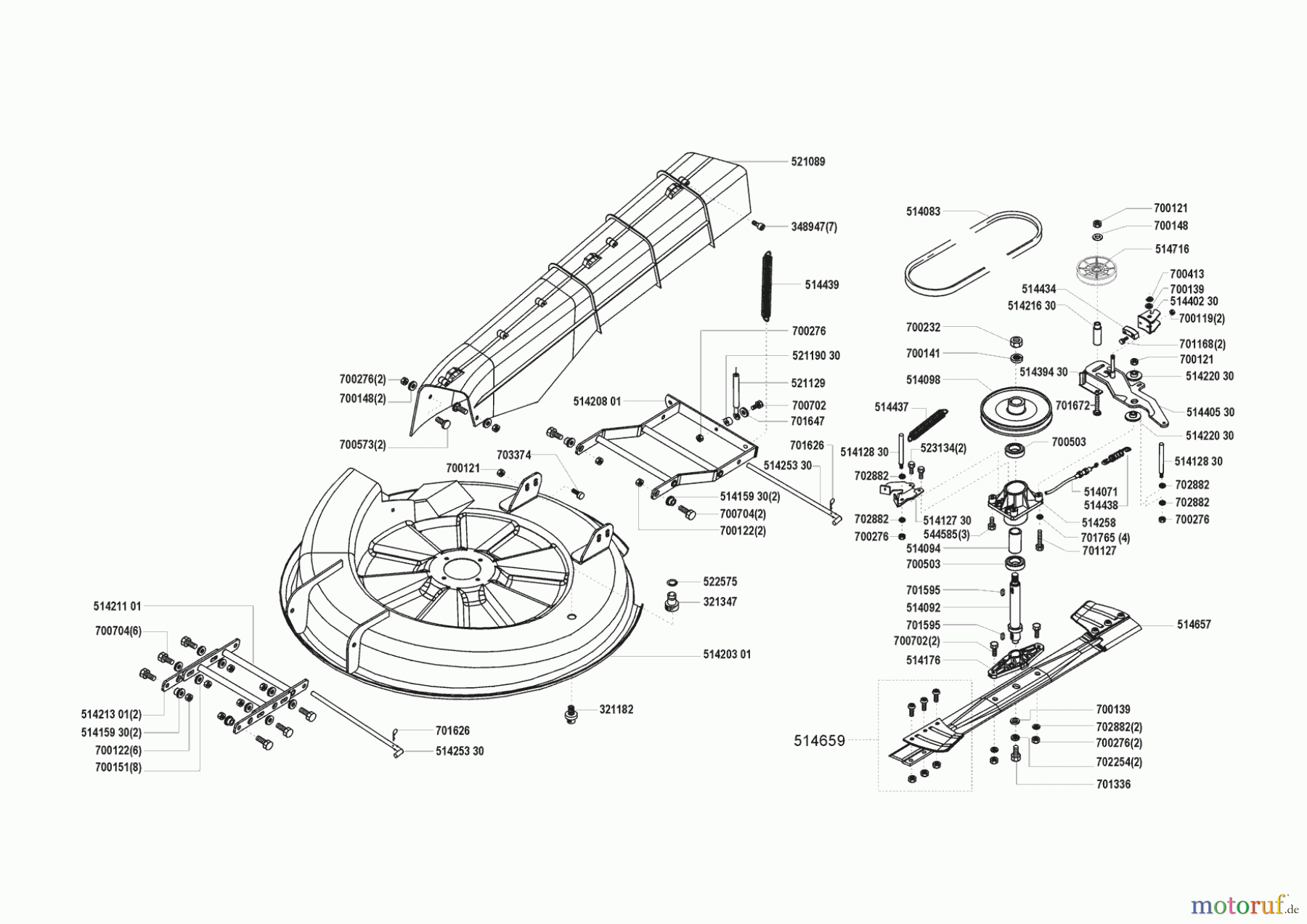 AL-KO Gartentechnik Rasentraktor Gcat 550EA  (13/75) 03/2000 - 02/2001 Seite 5