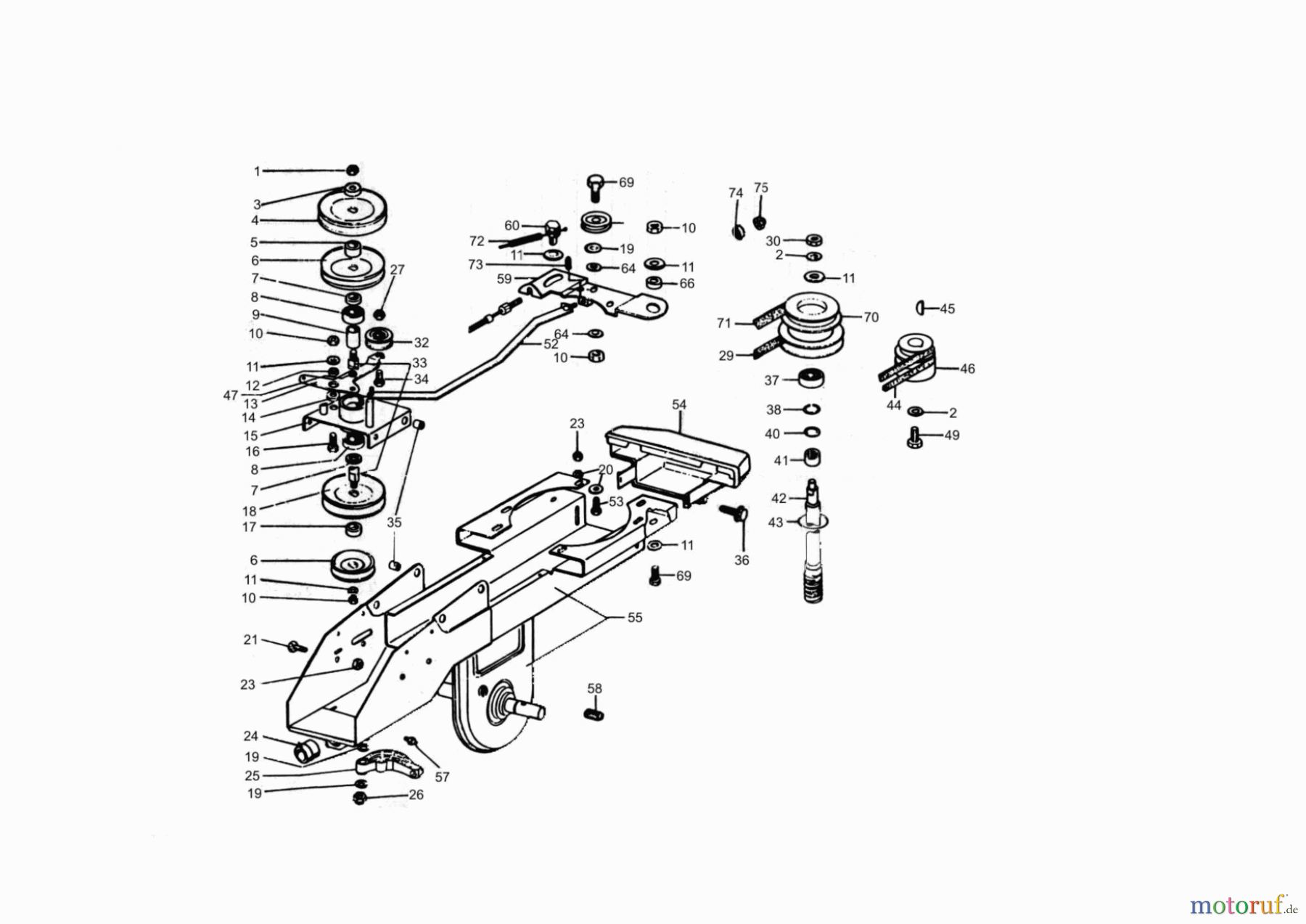 AL-KO Gartentechnik Balkenmäher BM 5001 R ab 05/2000 Seite 1