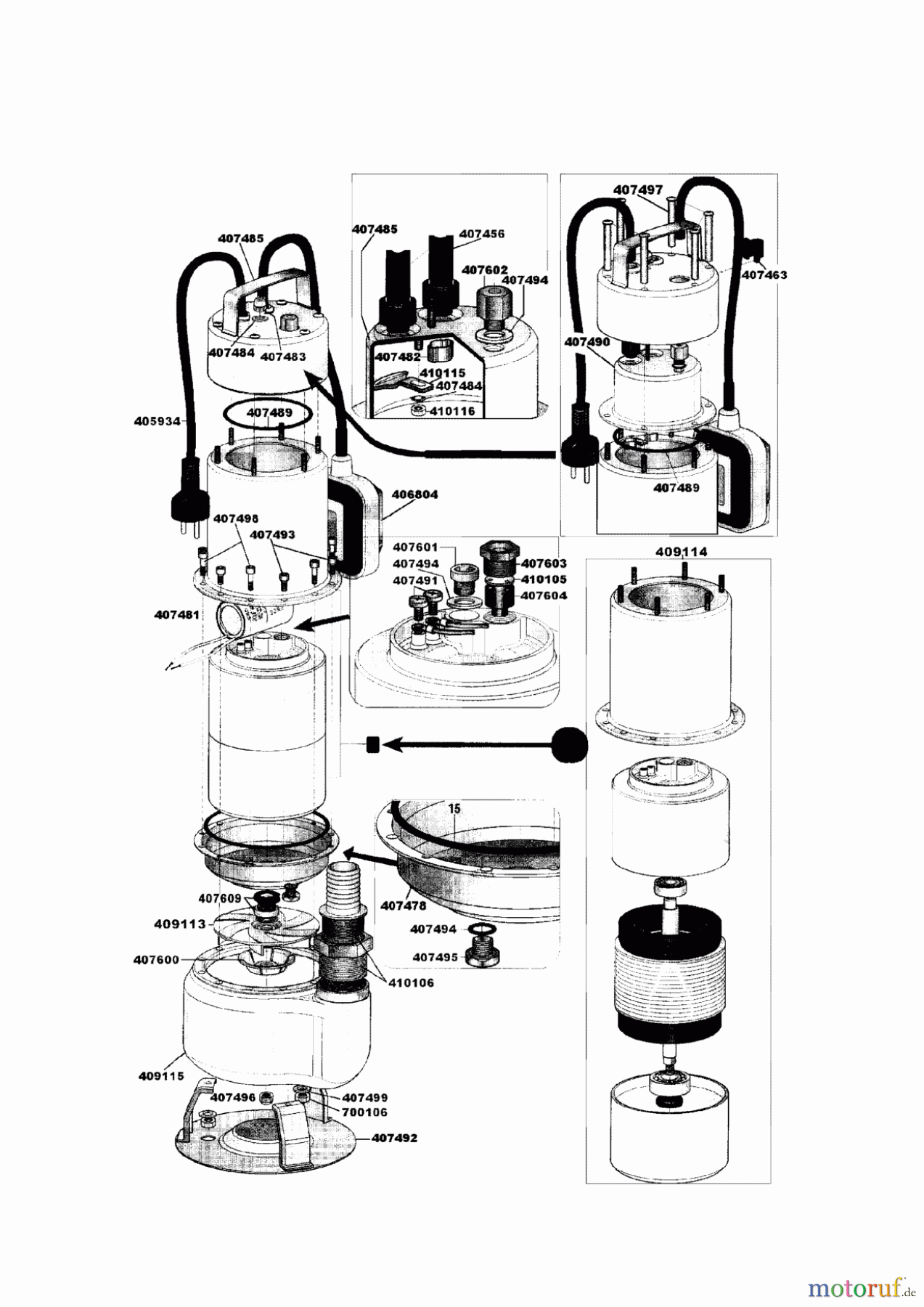Top Garden Wassertechnik Schmutzwasserpumpen SVP 12000 Inox ab 08/2000 Seite 1