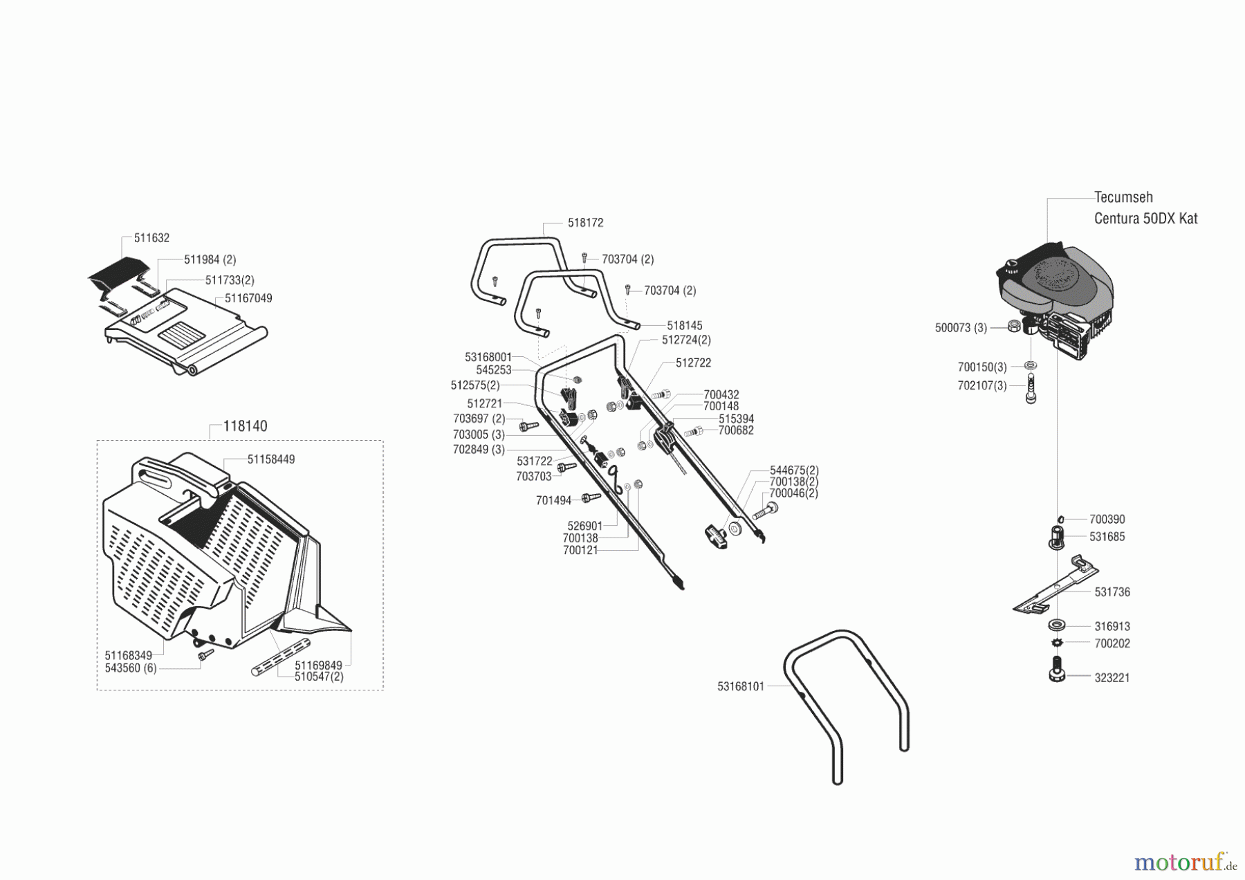  Fleurelle Gartentechnik Benzinrasenmäher BA 471 11/2000 - 11/2001 Seite 2