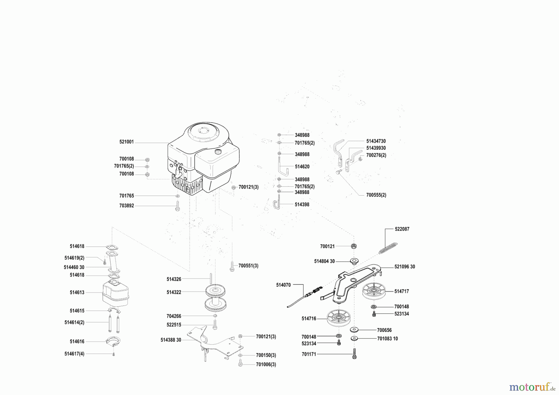  GHD Gartentechnik Rasentraktor T 10 ab 01/2001 Seite 4