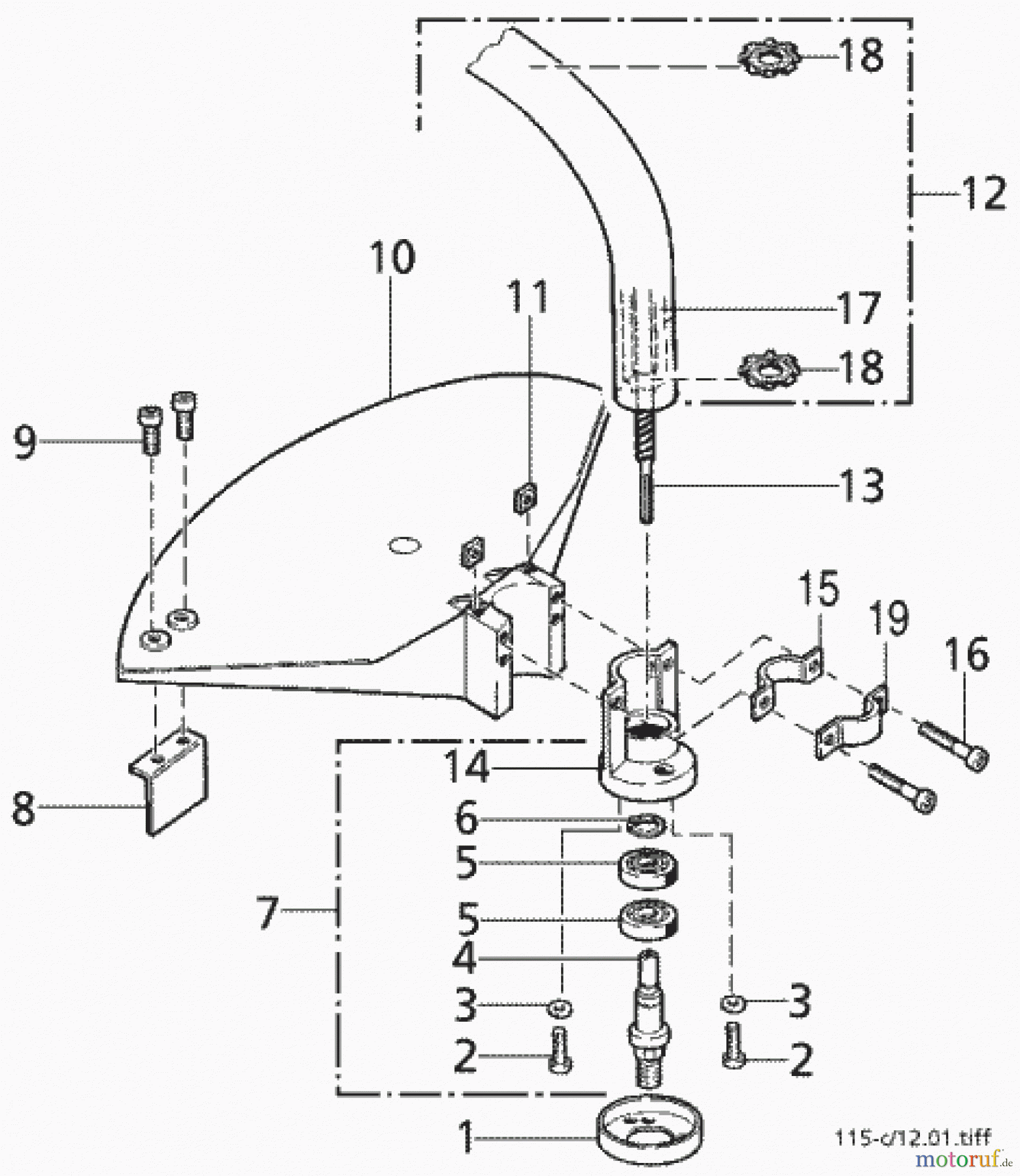  Solo by AL-KO Gartentechnik Motorsensen Elektrosense 115 ET 122001 Druck 9 115 702 ab 02/2001 [SN: ET 122001 Druck 9 115 702] Seite 3
