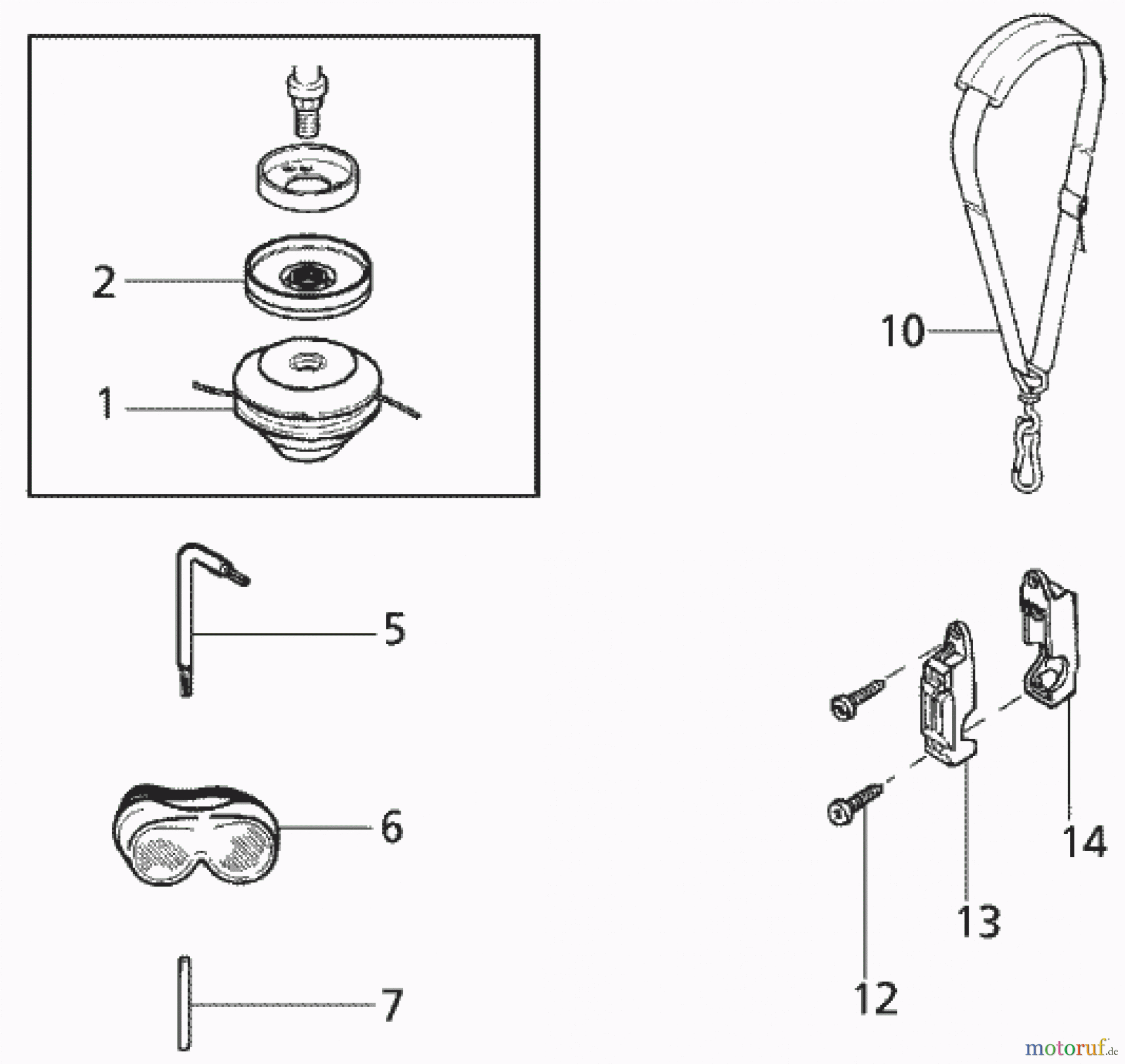  Solo by AL-KO Gartentechnik Motorsensen Elektrosense 115 ET 122001 Druck 9 115 702 ab 02/2001 [SN: ET 122001 Druck 9 115 702] Seite 4
