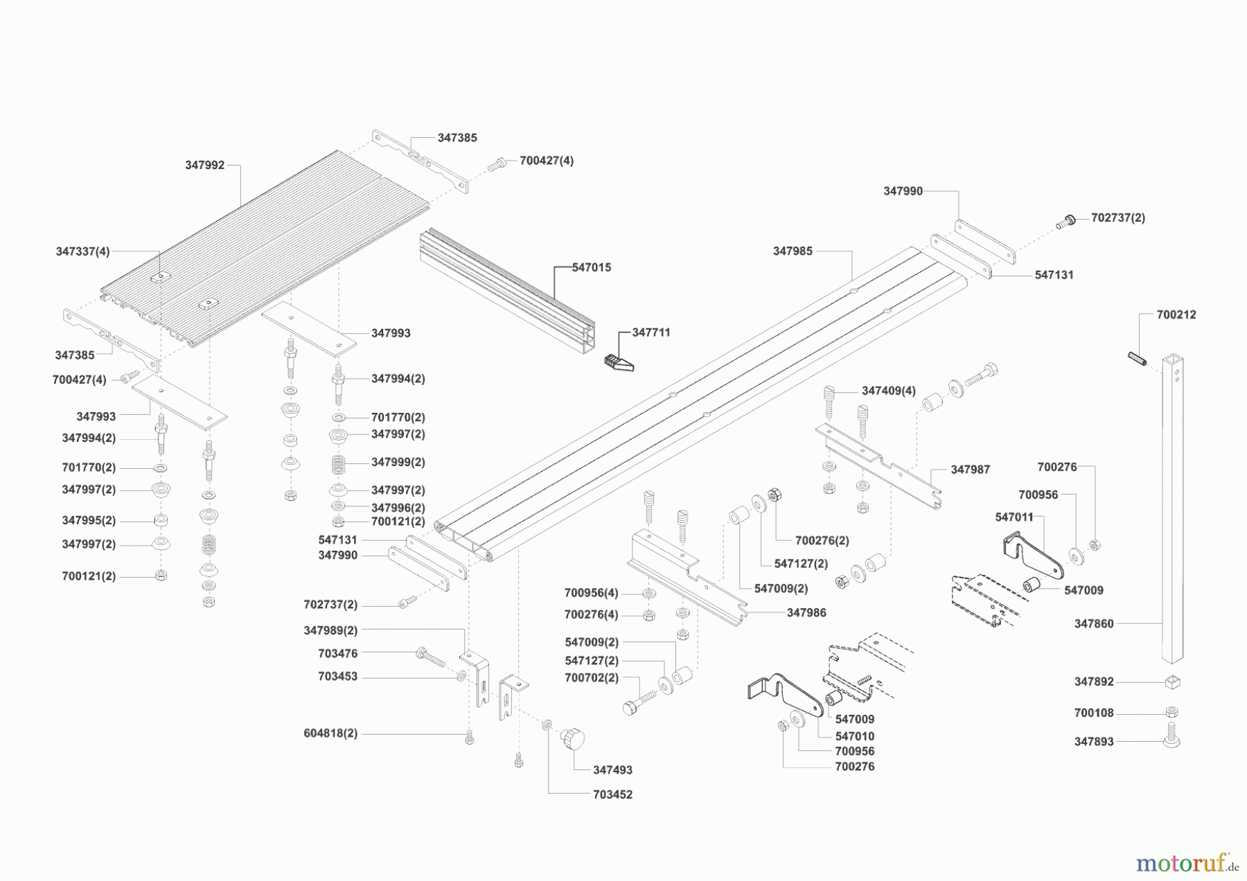  AL-KO Heimwerkertechnik Zubehör Heimwerkertechnik Schiebeschl. XXL PKS ab 02/2001 Seite 1
