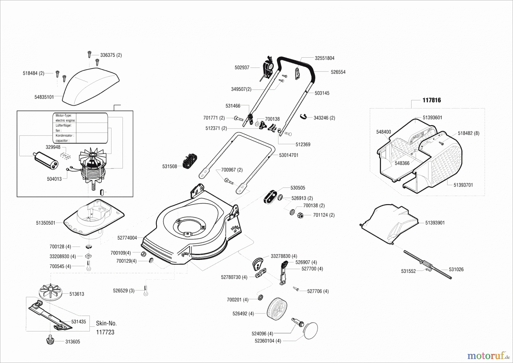 AL-KO Gartentechnik Elektrorasenmäher Comfort 42 E ab 02/2001 Seite 1
