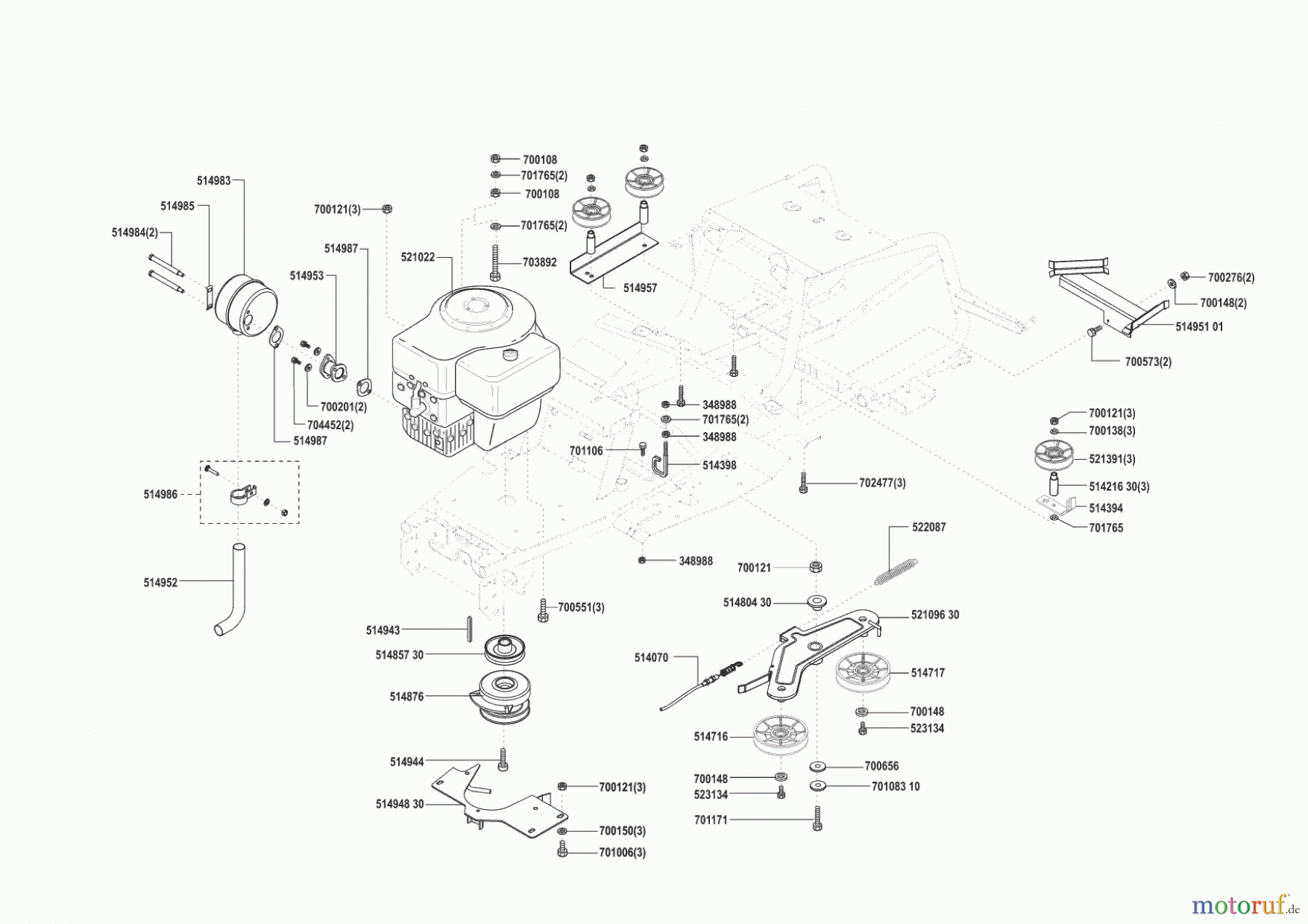 AL-KO Gartentechnik Rasentraktor T 16-102 HVC 02/2001 - 09/2002 Seite 4