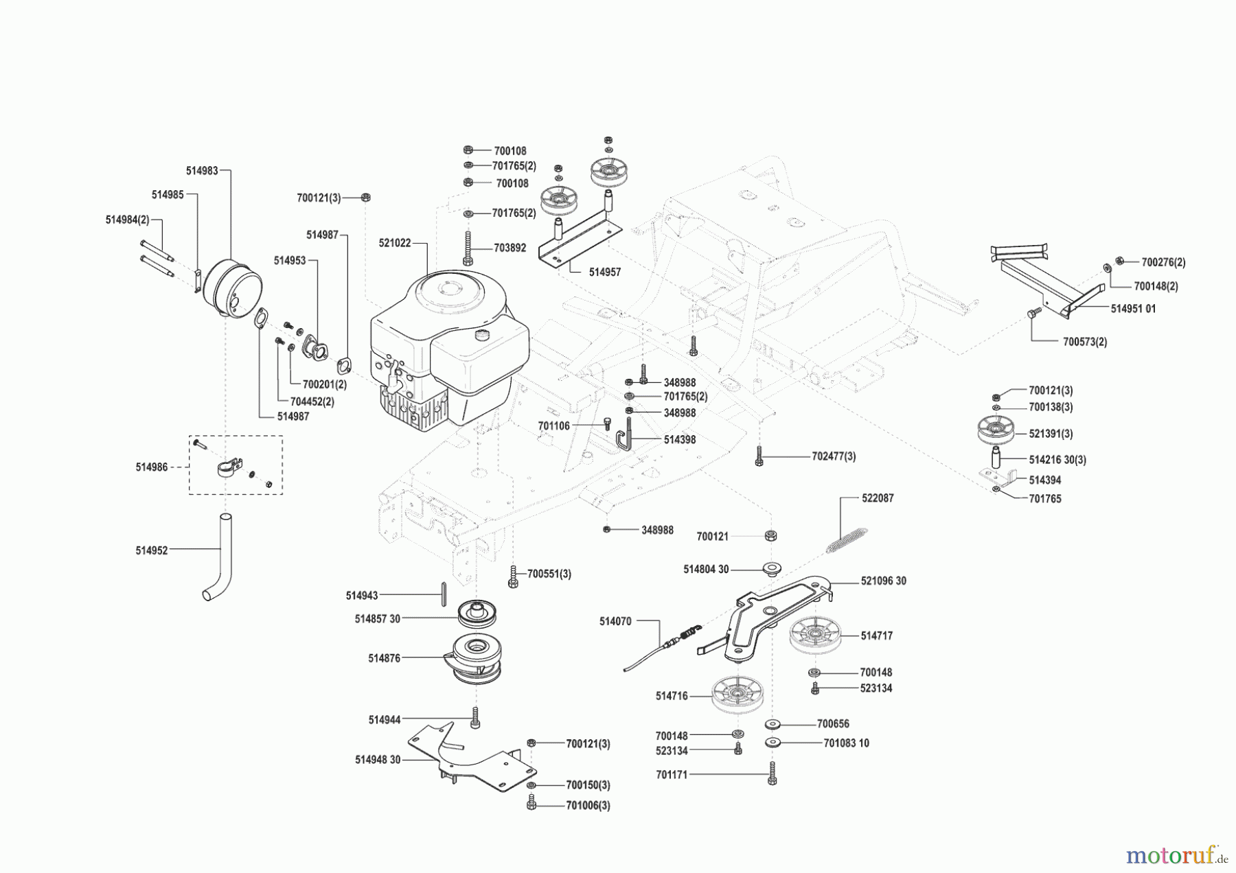 Euro Line Gartentechnik Rasentraktor T16-102 Seite 4