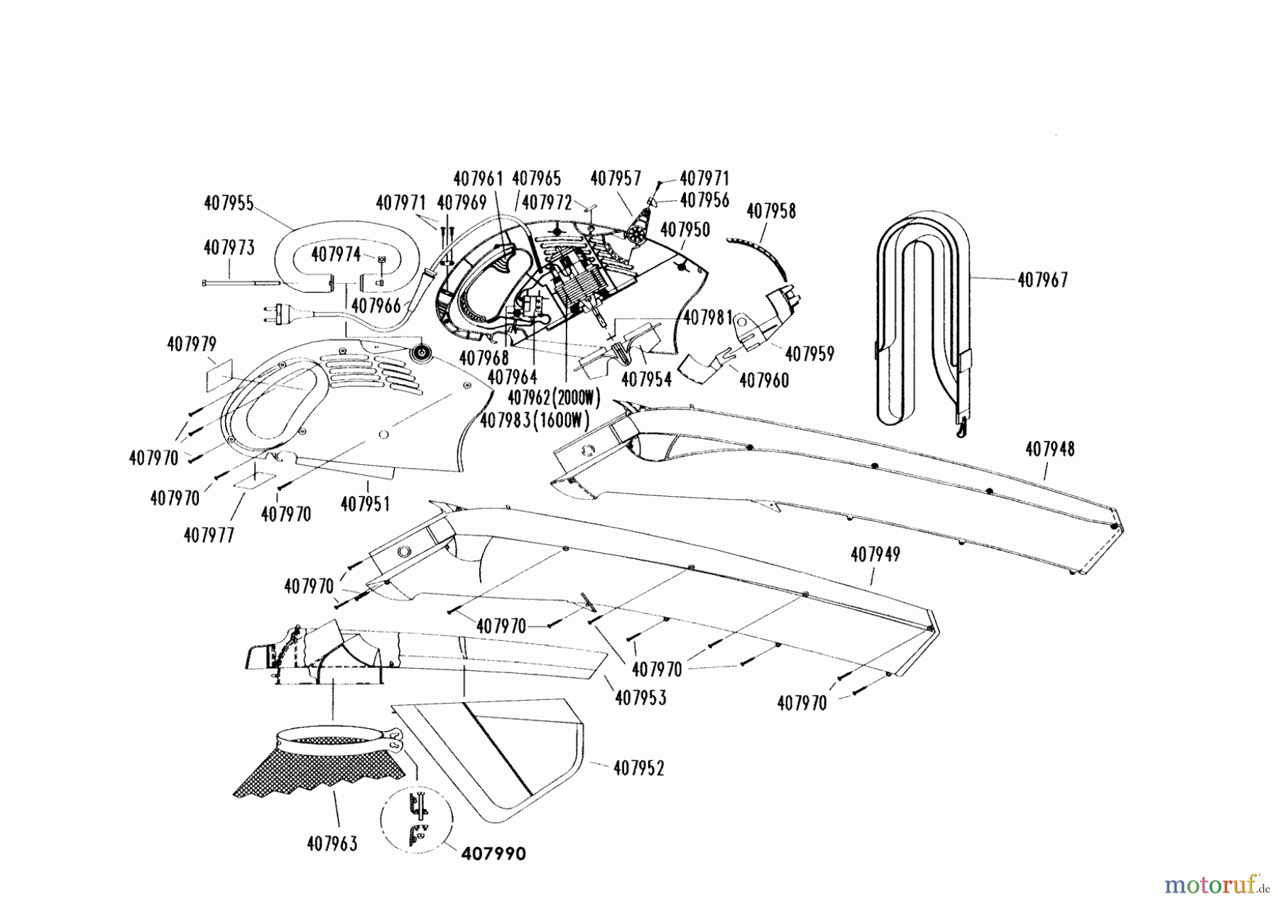 AL-KO Gartentechnik Laubsauger HURRICANE 2000 03/2001 Seite 1